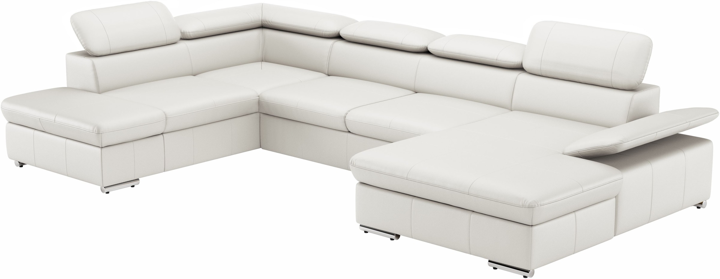 sit&more Wohnlandschaft »Valantine U-Form«, inkl. Kopf- und Armteilverstellung, wahlweise mit Bettfunktion