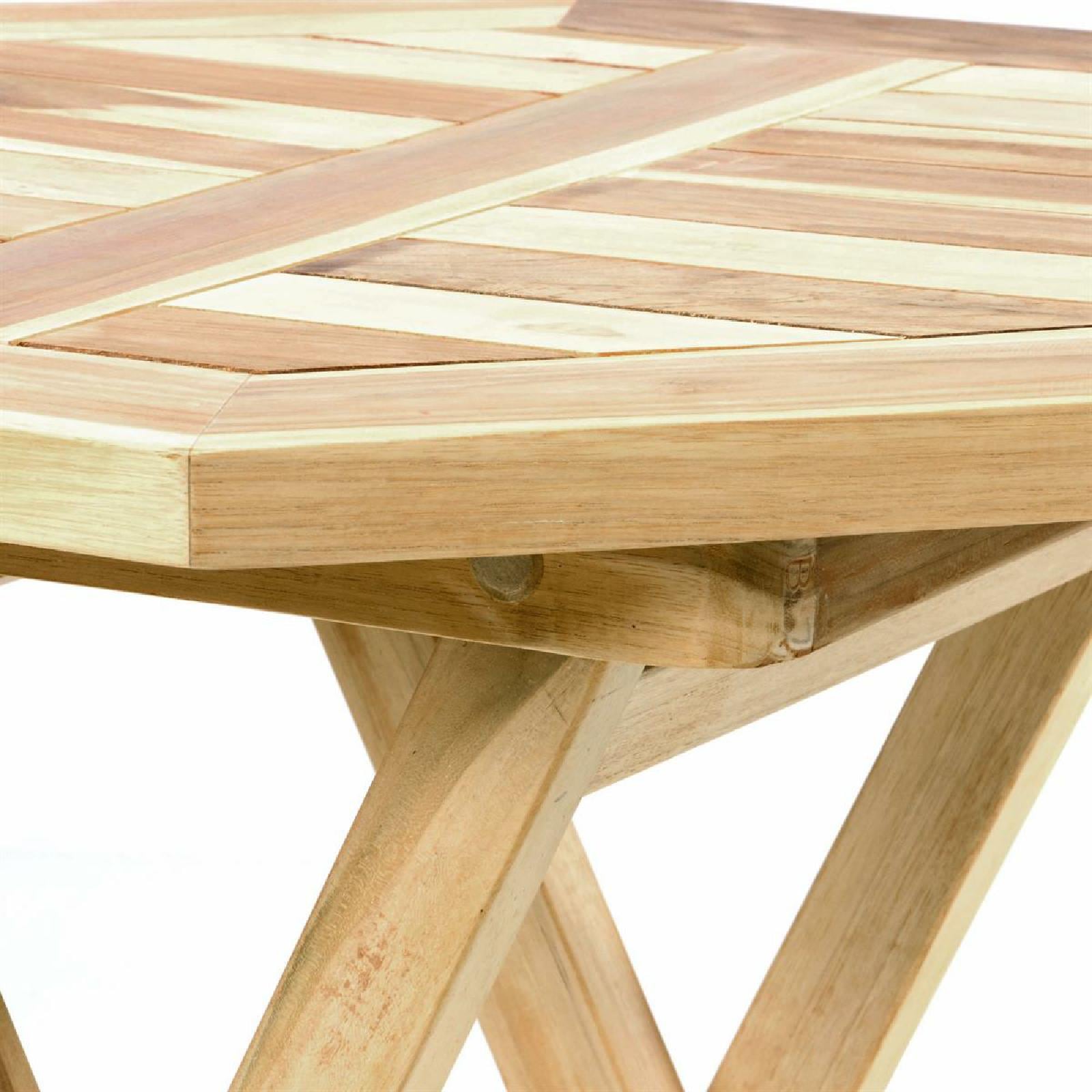 VCM Garten-Essgruppe »3-tlg. Sitzgruppe Garten Tisch Stuhl Holz Teak«