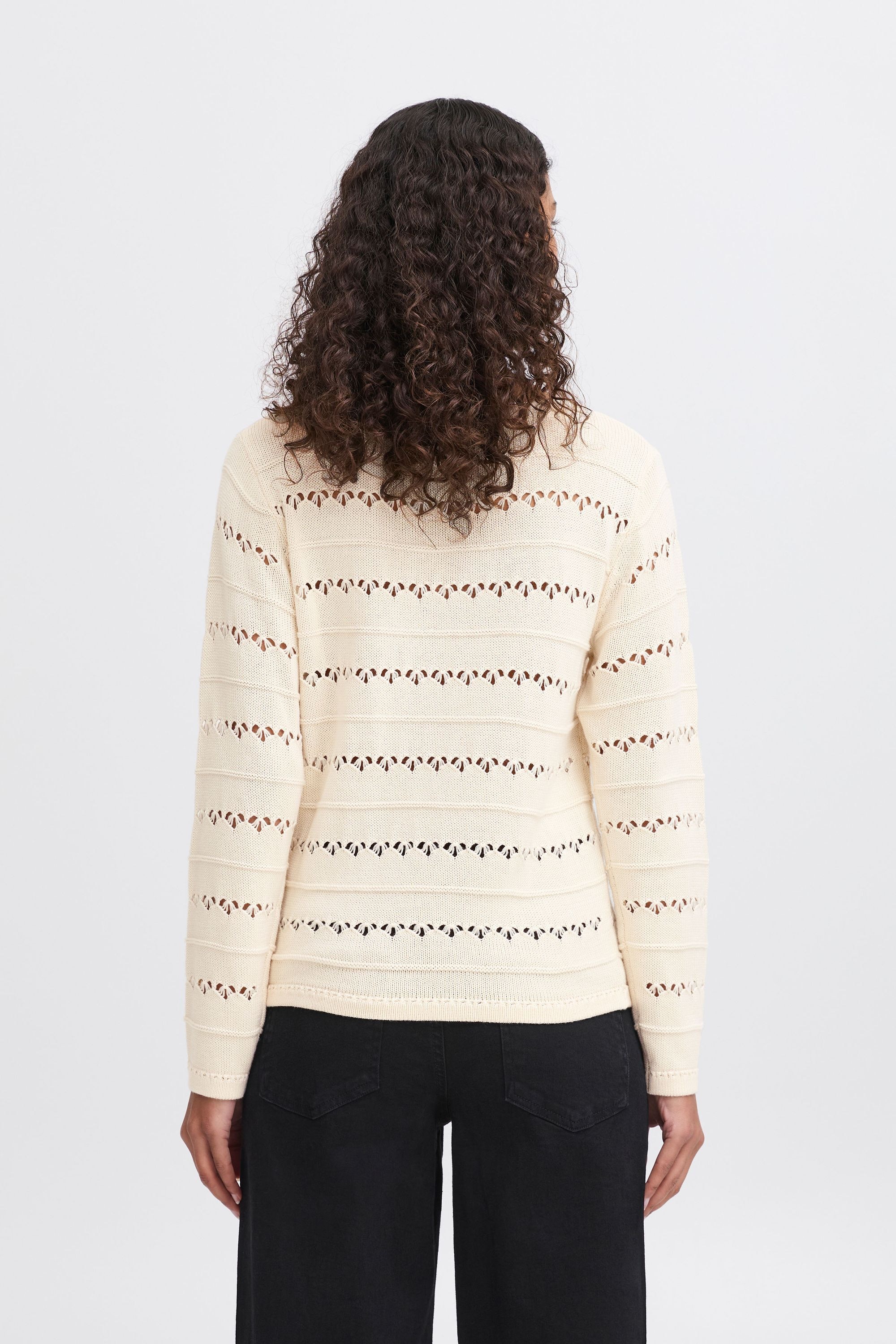 Ichi Strickfleece-Pullover »Strickpullover IHLALUHA«