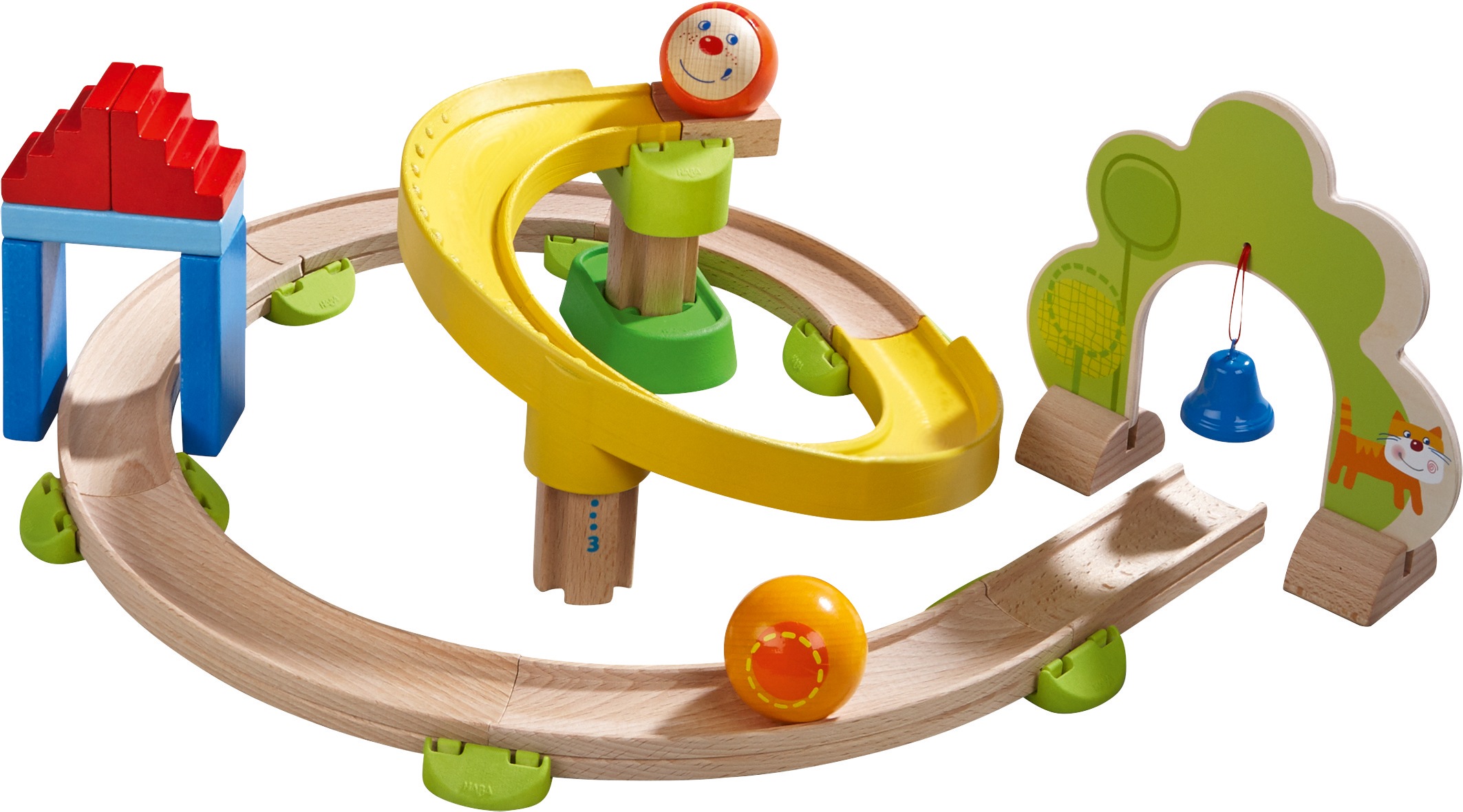 Haba Kugelbahn-Bausatz »Kullerbü - Kringelbahn«, Made in Germany