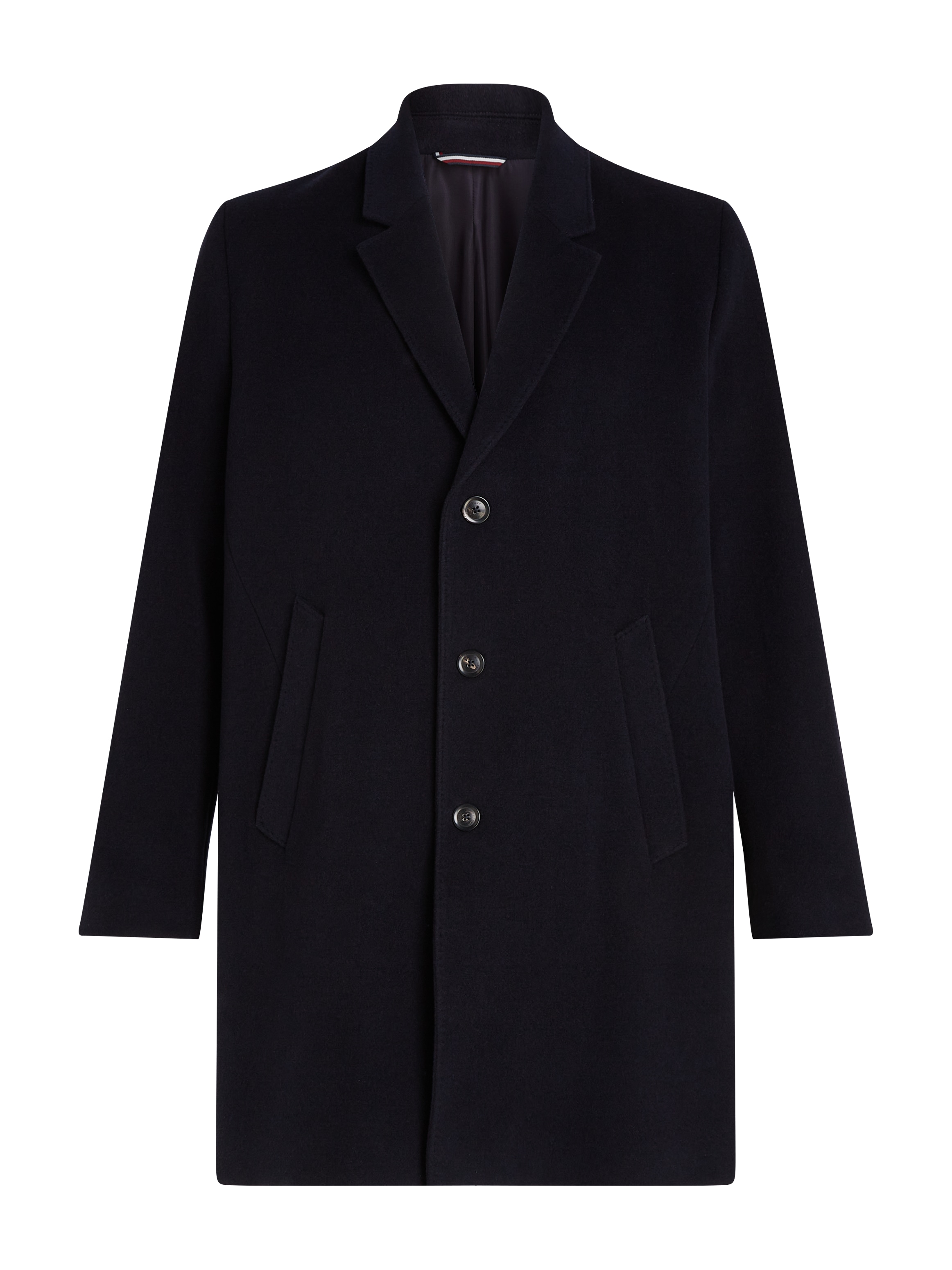 Tommy Hilfiger Big & Tall Wollmantel »BT-WOOL MIX COAT-B«, in Großen Größen, mit hochwertigen Knöpfen