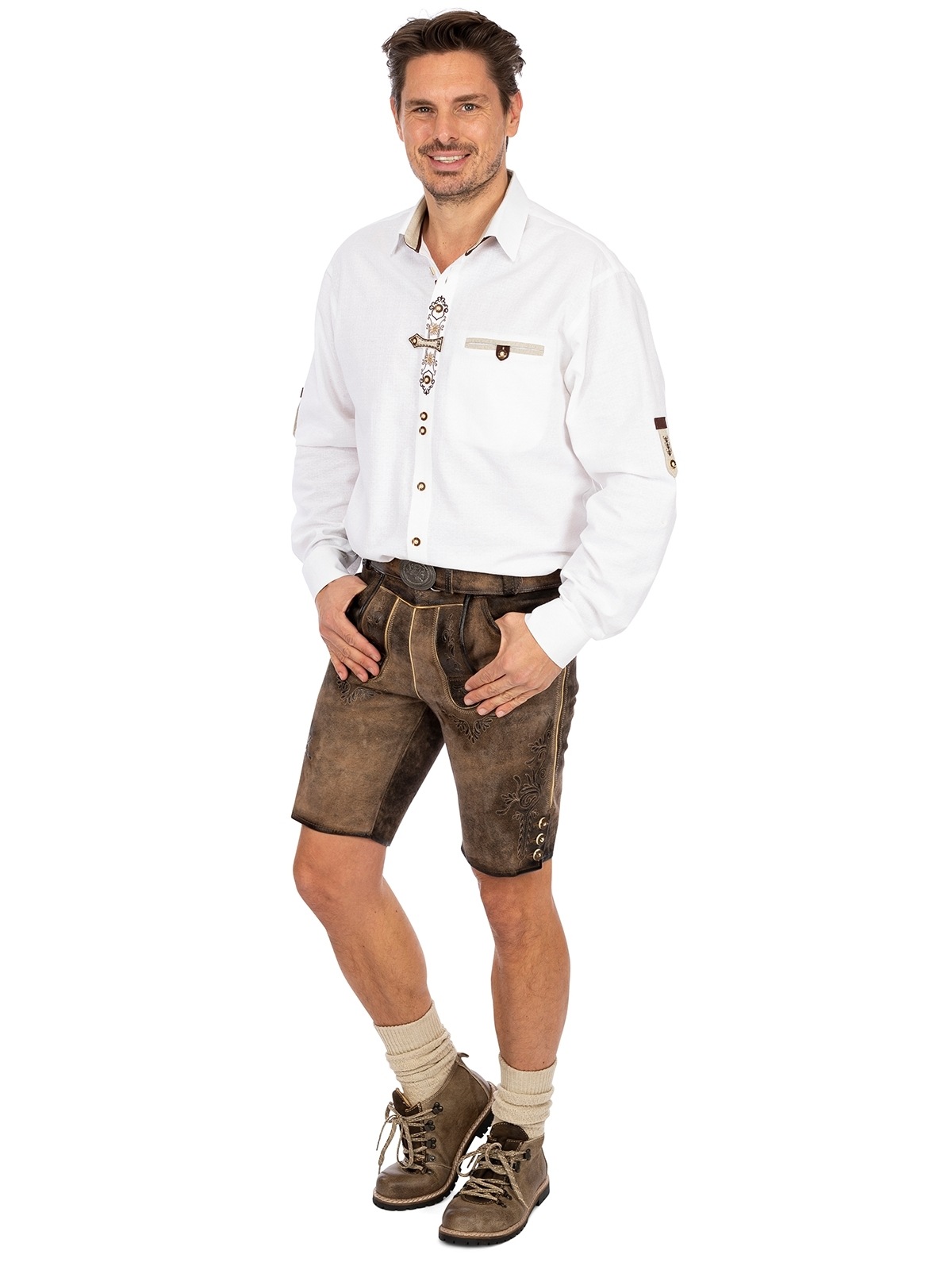 Country Maddox Lederhose »Lederhose HOPFENSEE«