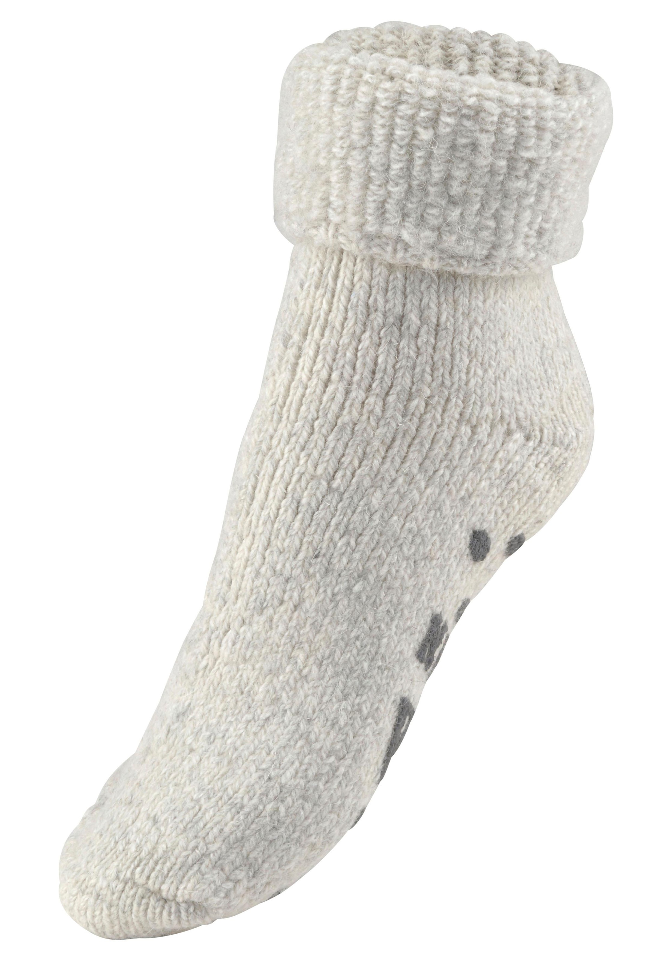 Lavana ABS-Socken, (Packung, 1 Paar), aus Strick mit rutschfester Sohle