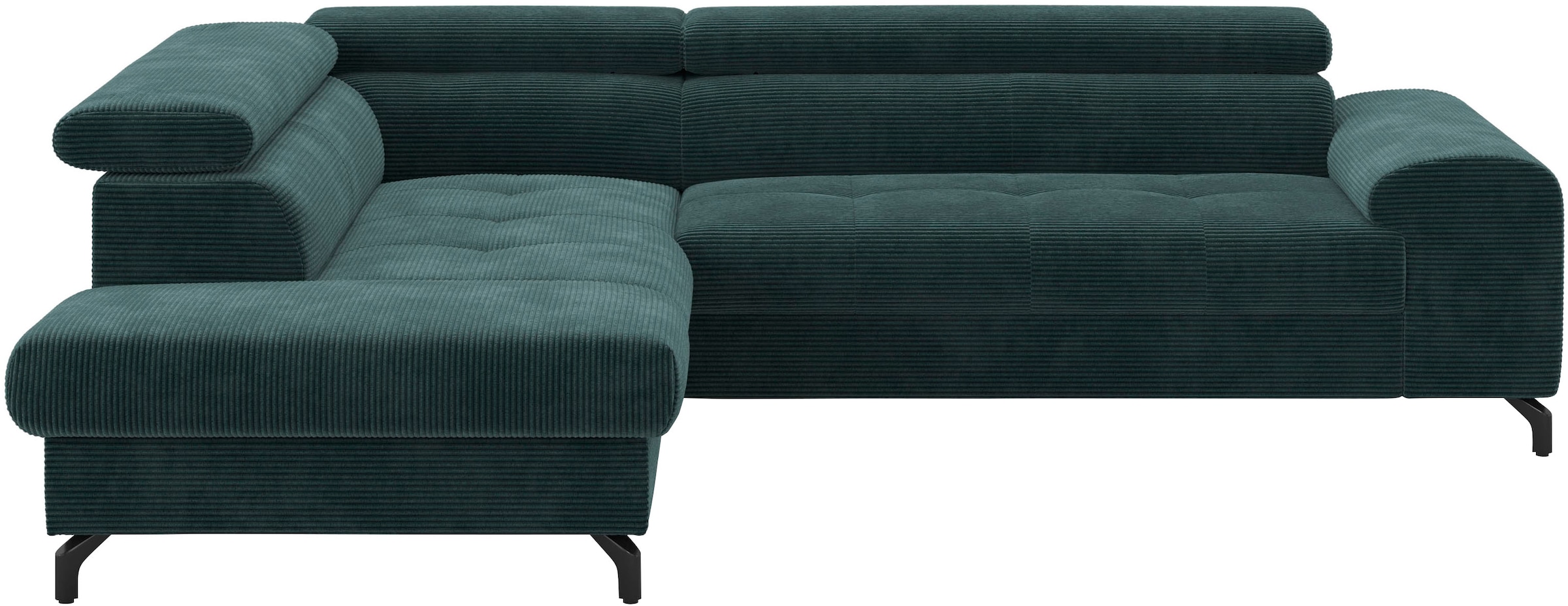 COTTA Ecksofa »Aura L-Form«, mit Schlaffunktion, Bettkasten und Kopfteilverstellung