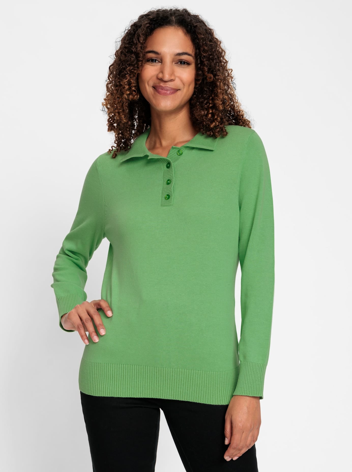 Casual Looks Polokragenpullover »Pullover«