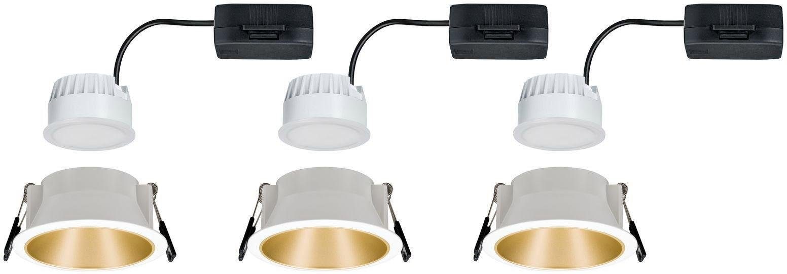 Paulmann LED Einbauleuchte »Cole«, 3 flammig, Deckenspots, 3er Set