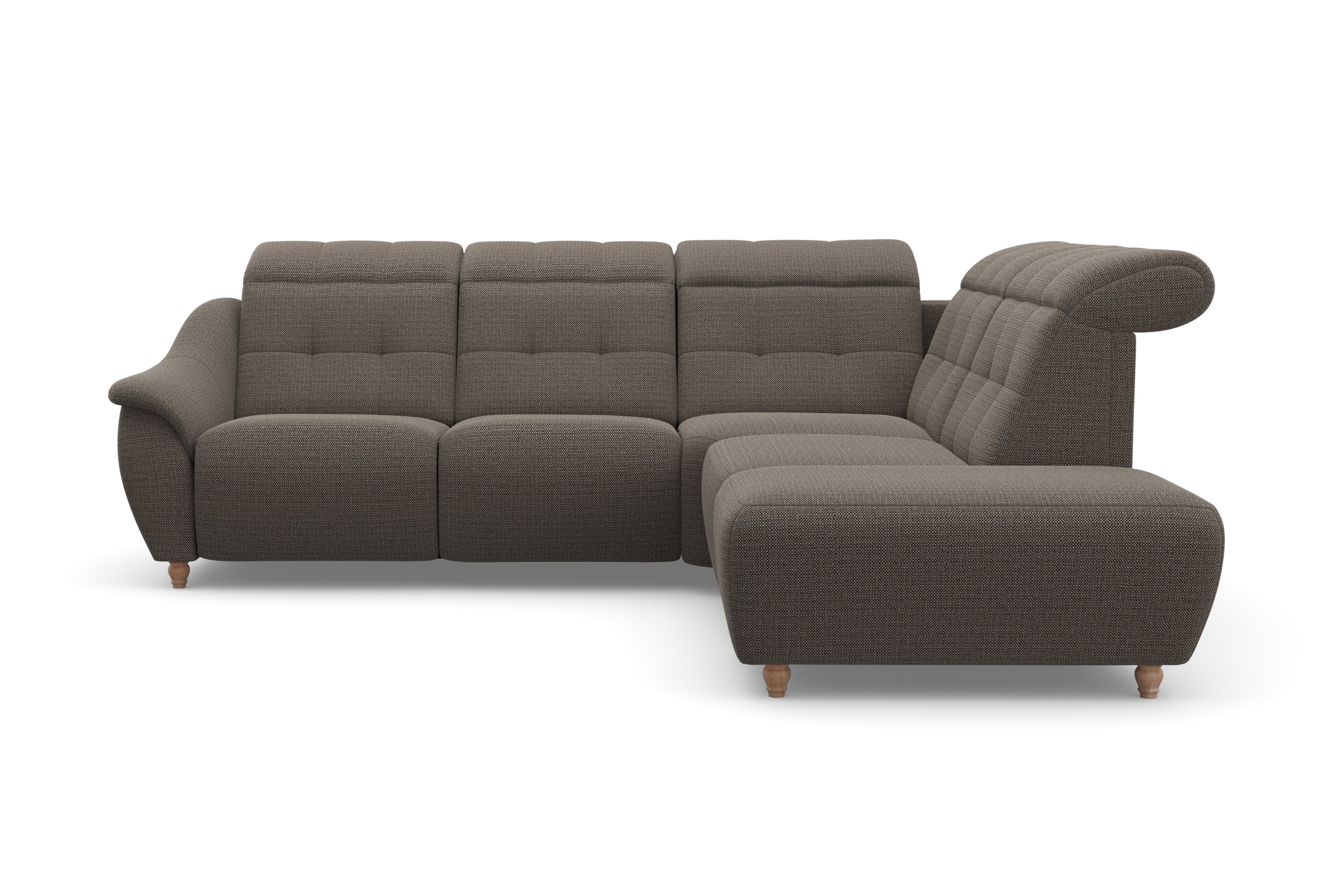 Home affaire Ecksofa »Boston L-Form« Kopfteilverstellung an jeder Sitzfläche, wahlweise Relaxfunktion