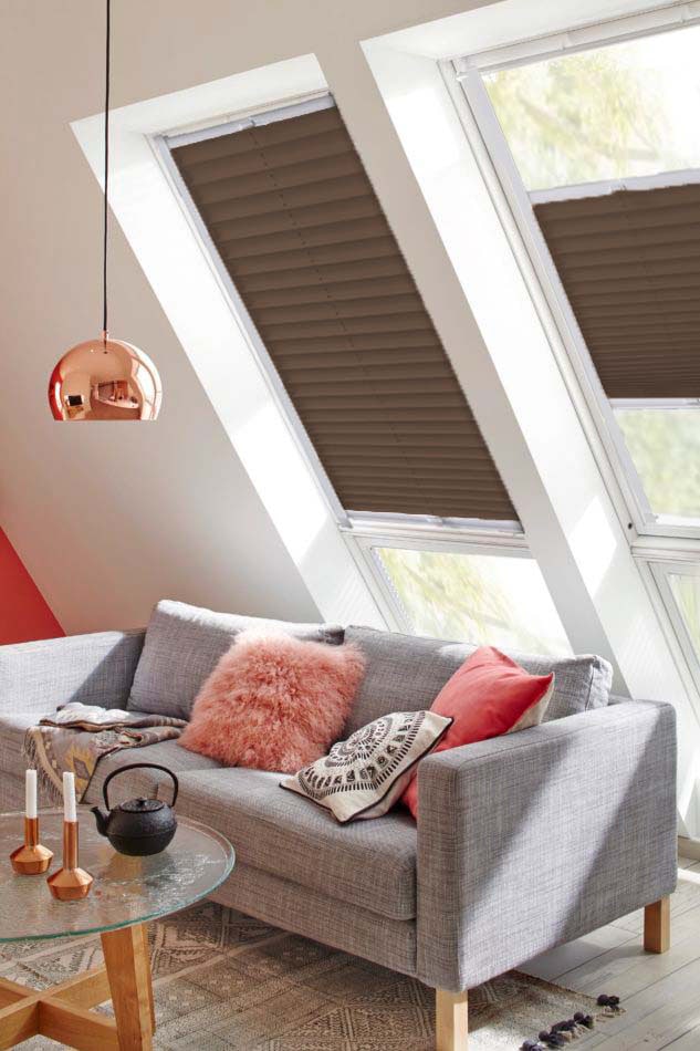 sunlines Dachfensterplissee »Classic Style Crepe«, bei OTTO Führungsschienen Lichtschutz, kaufen mit verspannt
