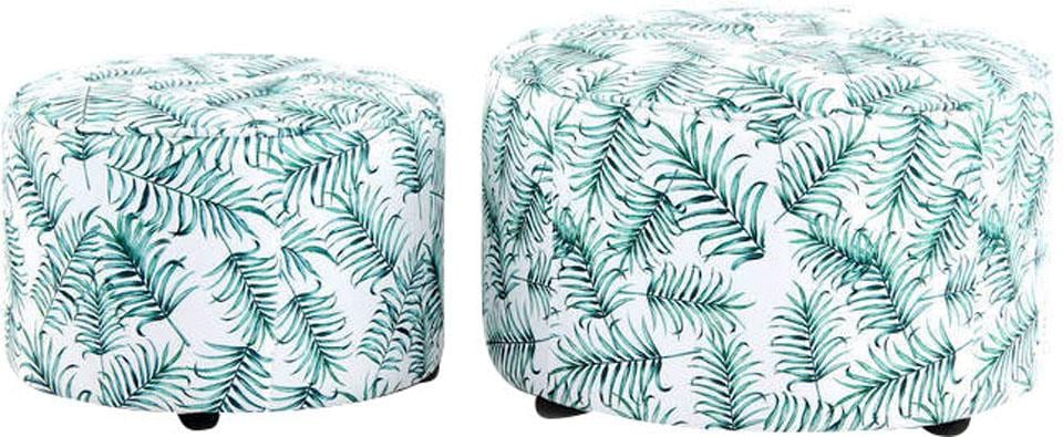 Kayoom Hocker »Indira 2er-Set in bunt, Größe B/H/T: 58 cm x 36 cm x 45 cm