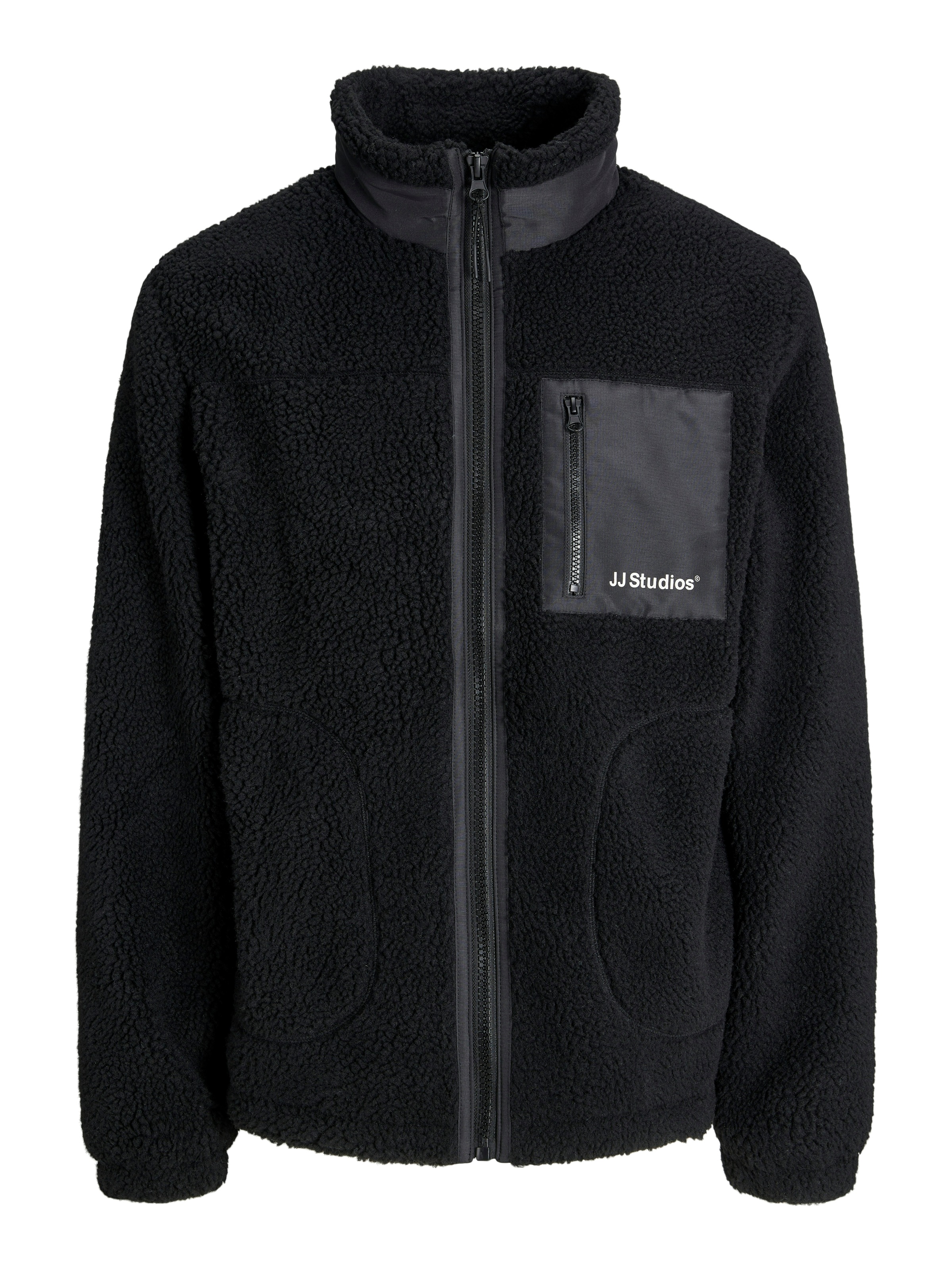 Jack & Jones Fleecejacke »JJESOHO TEDDY JACKET NOOS«, ohne Kapuze