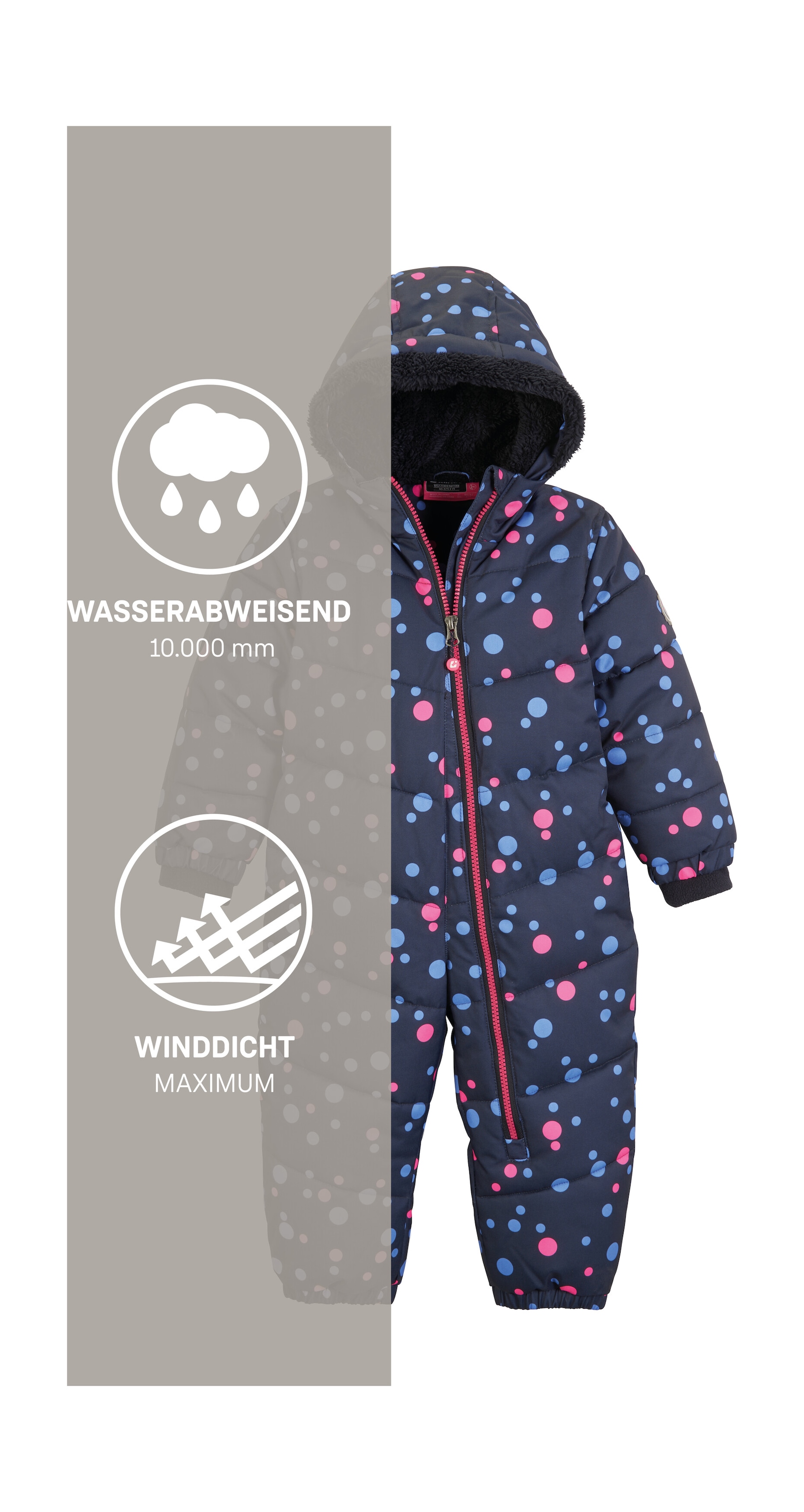 Killtec Schneeoverall »Karter Mini« Schneeanzug: wasserabweisend, winddicht, warm, leicht anzuziehen