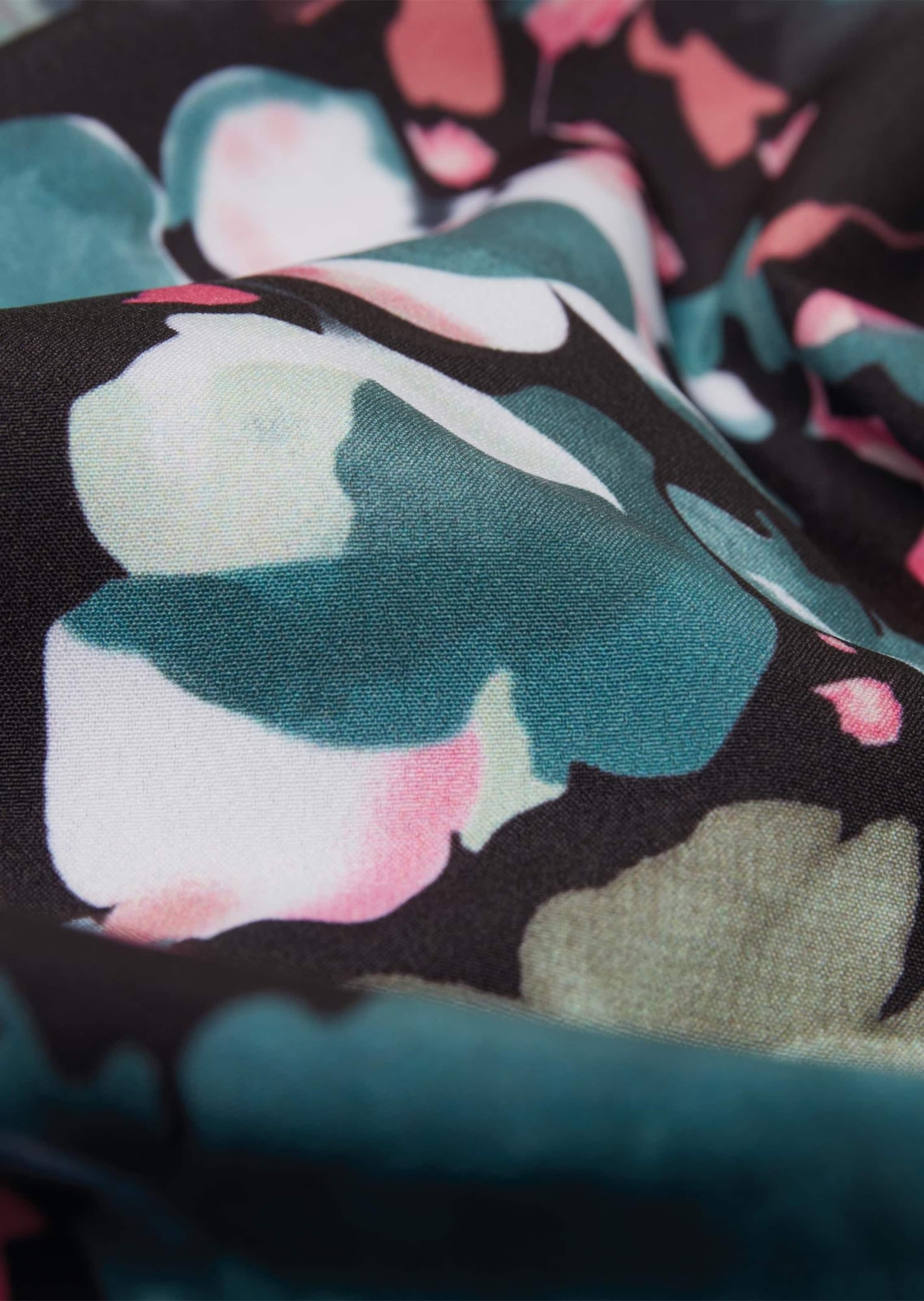 GOLDNER Klassische Bluse »Abstrakte Druckbluse mit leichtem Glanz«