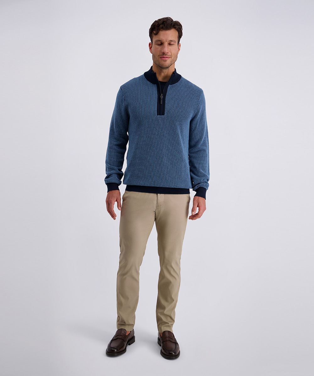 Pierre Cardin Troyer »Strick Troyer RV« Strukturmuster in Bicolour