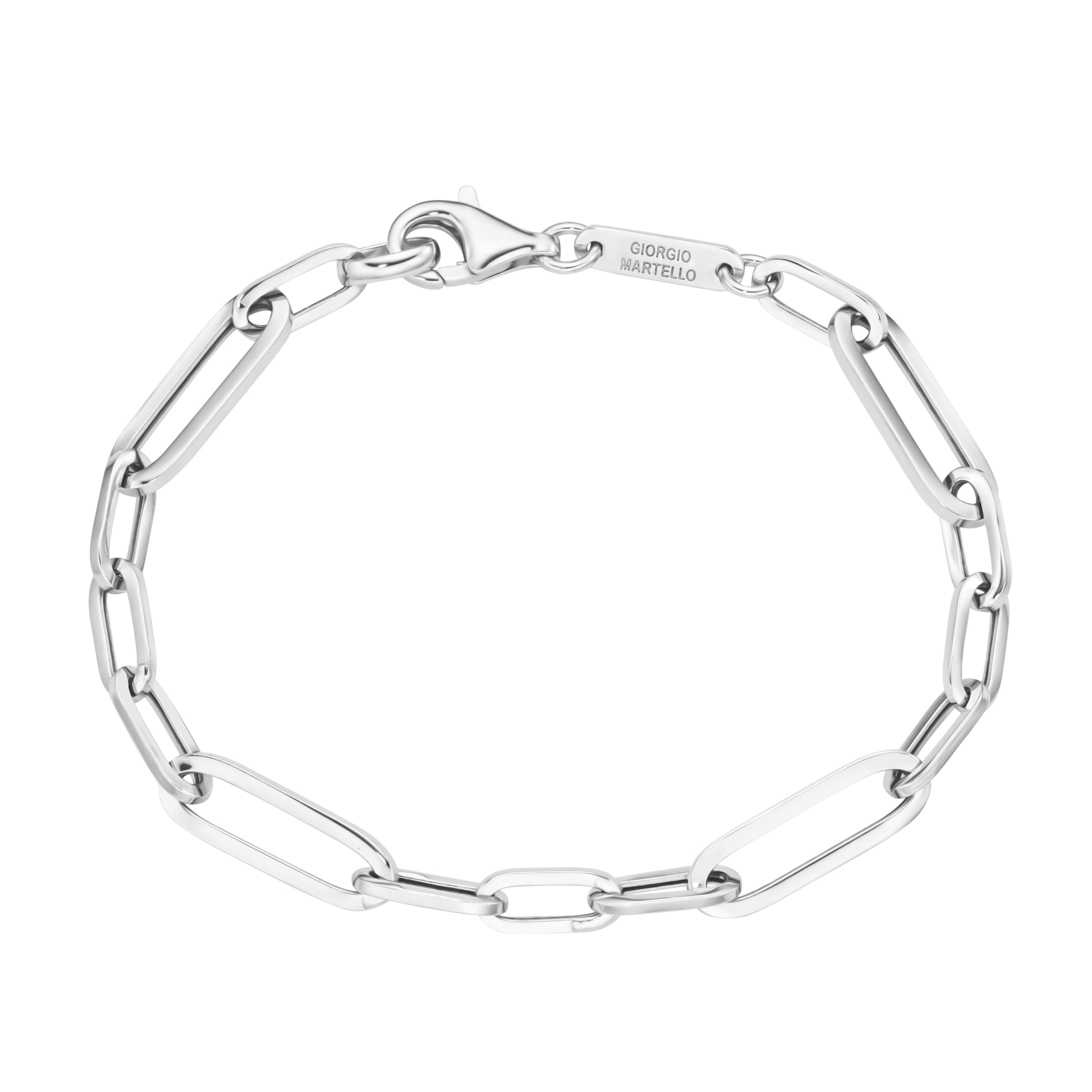 GIORGIO MARTELLO MILANO Armband »Armband Gliederkette 3/1, Silber 925«