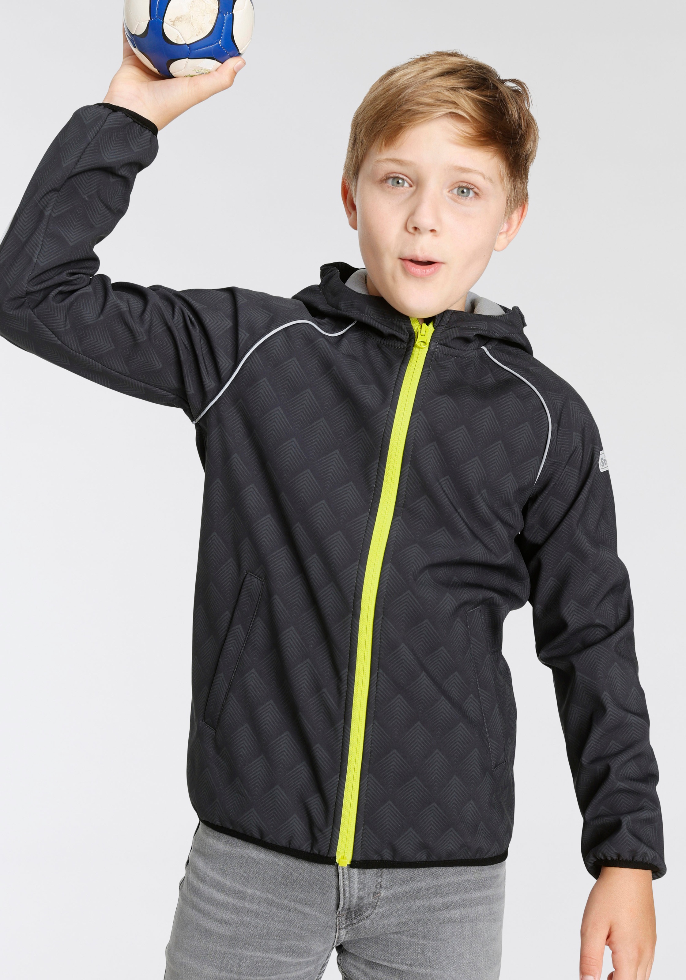 Scout Softshelljacke »DINOS«, mit reflektierenden Details