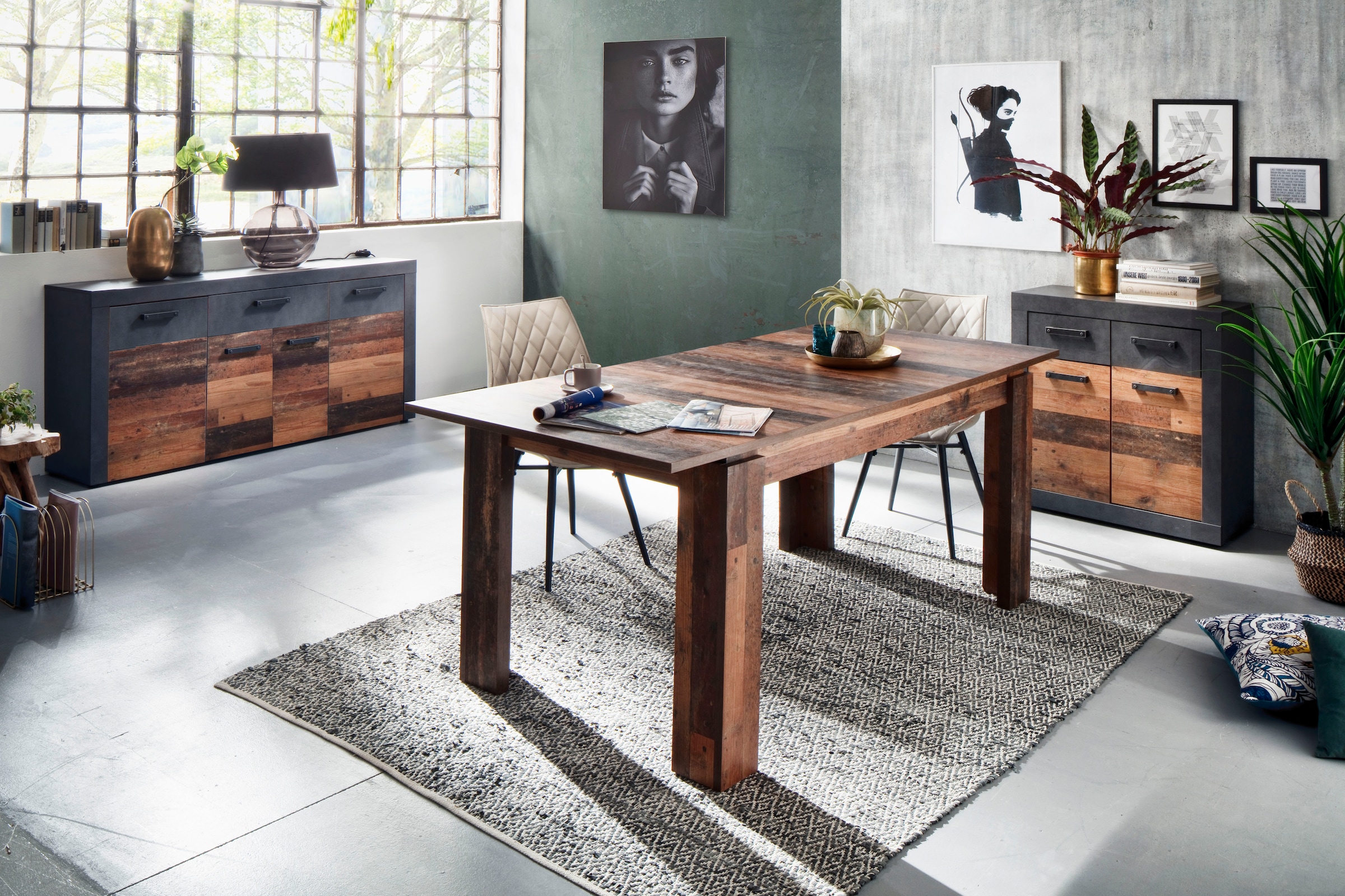 INOSIGN Esstisch »Tanum« Ausziehbarer Esszimmertisch 160-200 cm - Maße (B/T/H) 160/90/77 cm