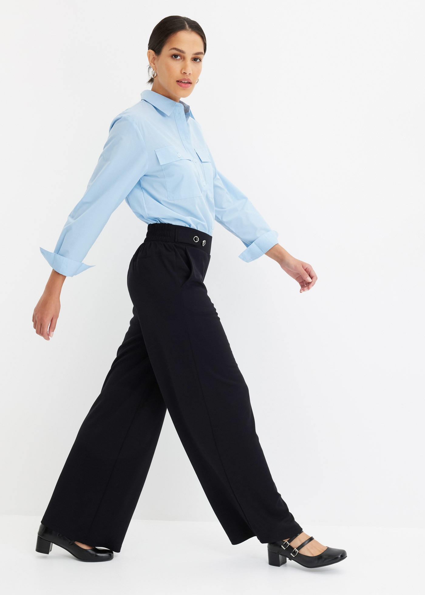 bonprix Jerseyhose  aus Viskose, mit elastischem Anteil, regular fit