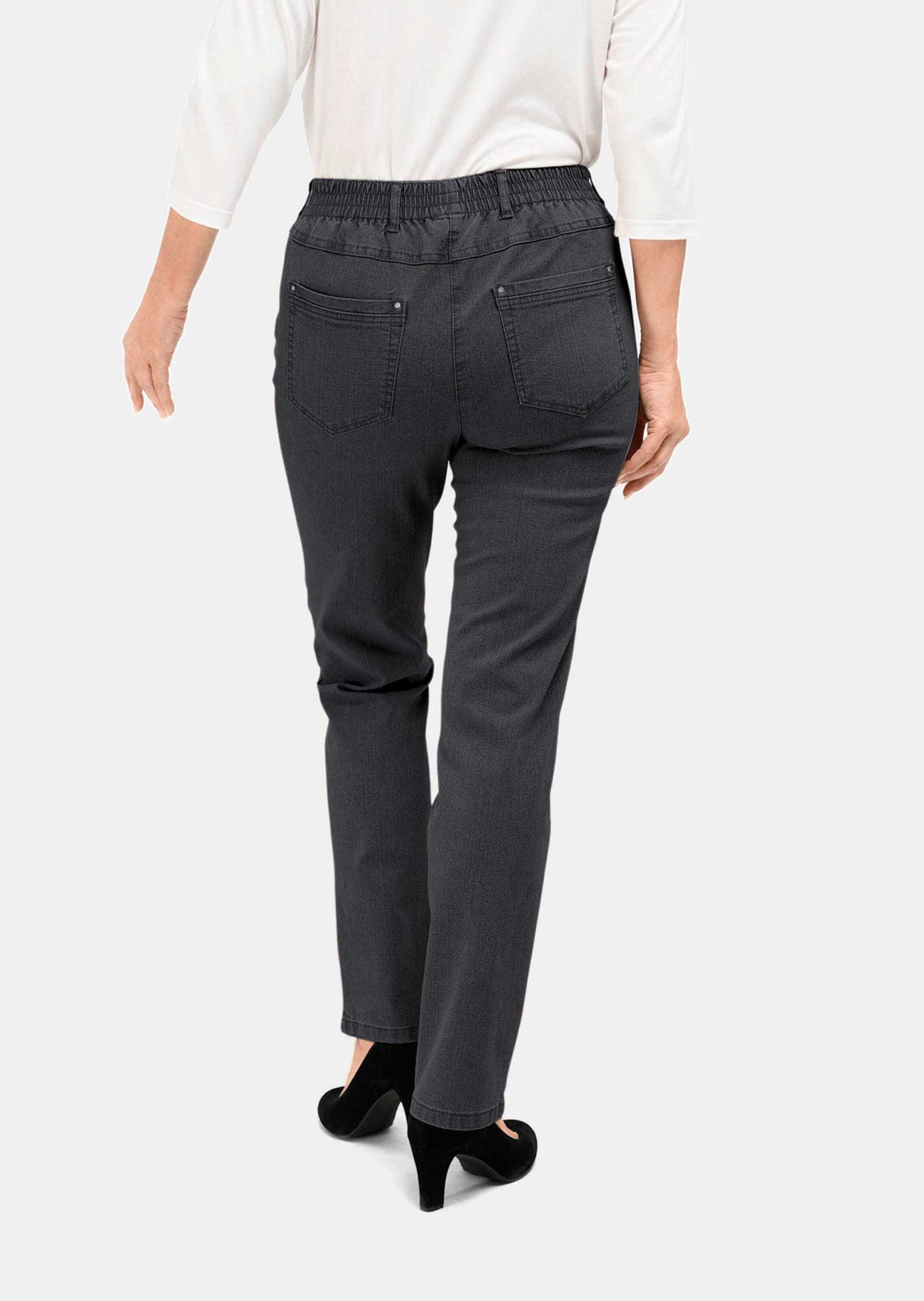 GOLDNER Regular-fit-Jeans »Jeansschlupfhose MARTHA Klassische Jeansschlupfhose MARTHA«