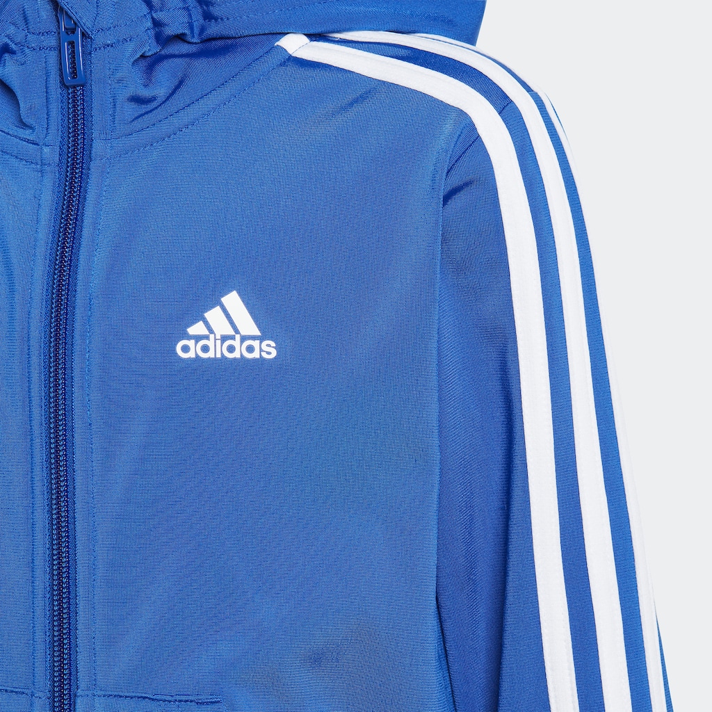 adidas Sportswear Trainingsanzug »ESSENTIALS 3-STREIFEN SHINY«, (2 tlg.)