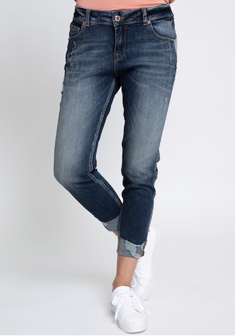 7/8-Jeans »NOVA«, mit Kontrast Details, zum Krempeln