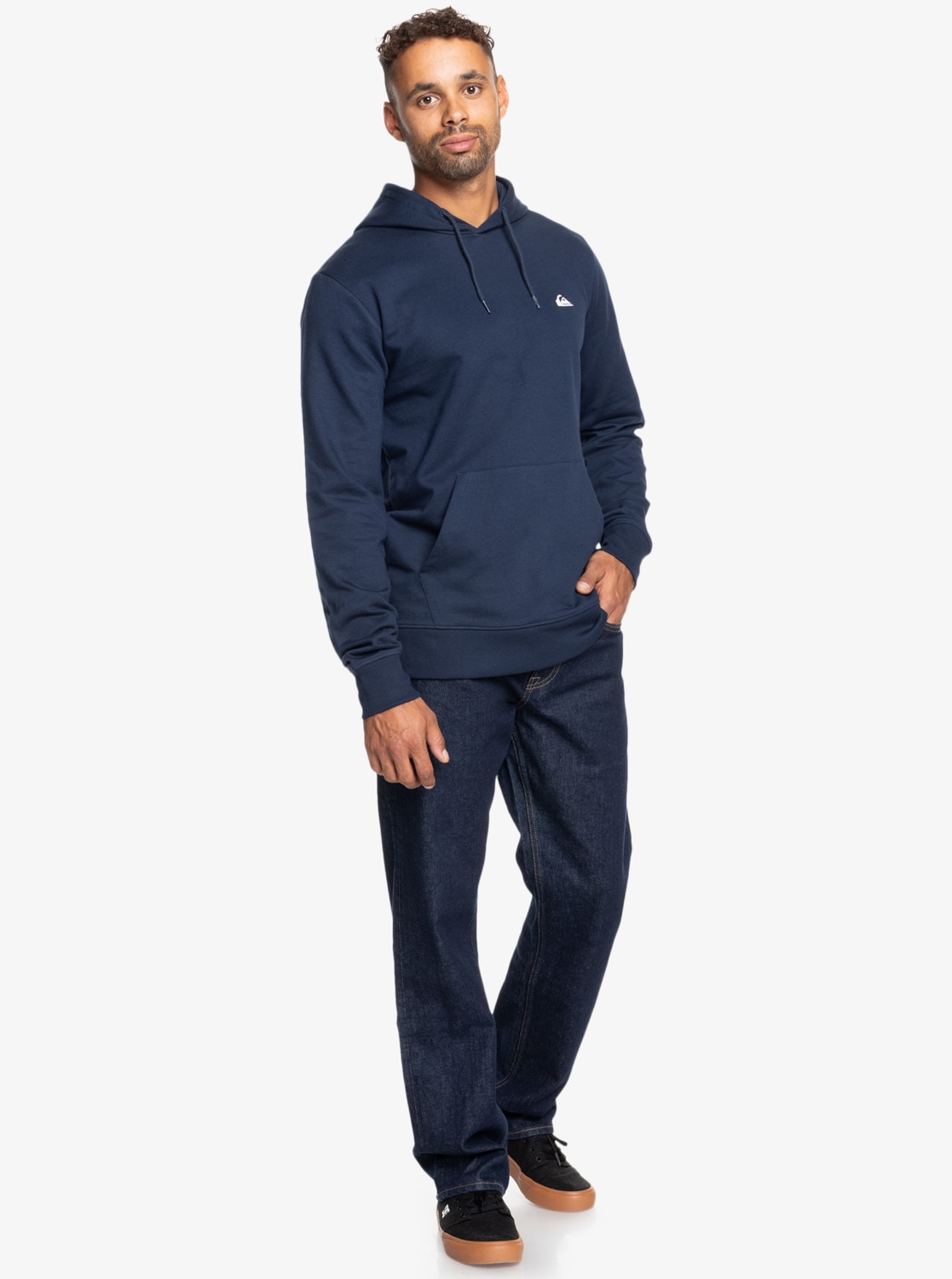 Quiksilver Kapuzensweatshirt »BASIC HOODIE YOUNG MEN«, (1 tlg.)