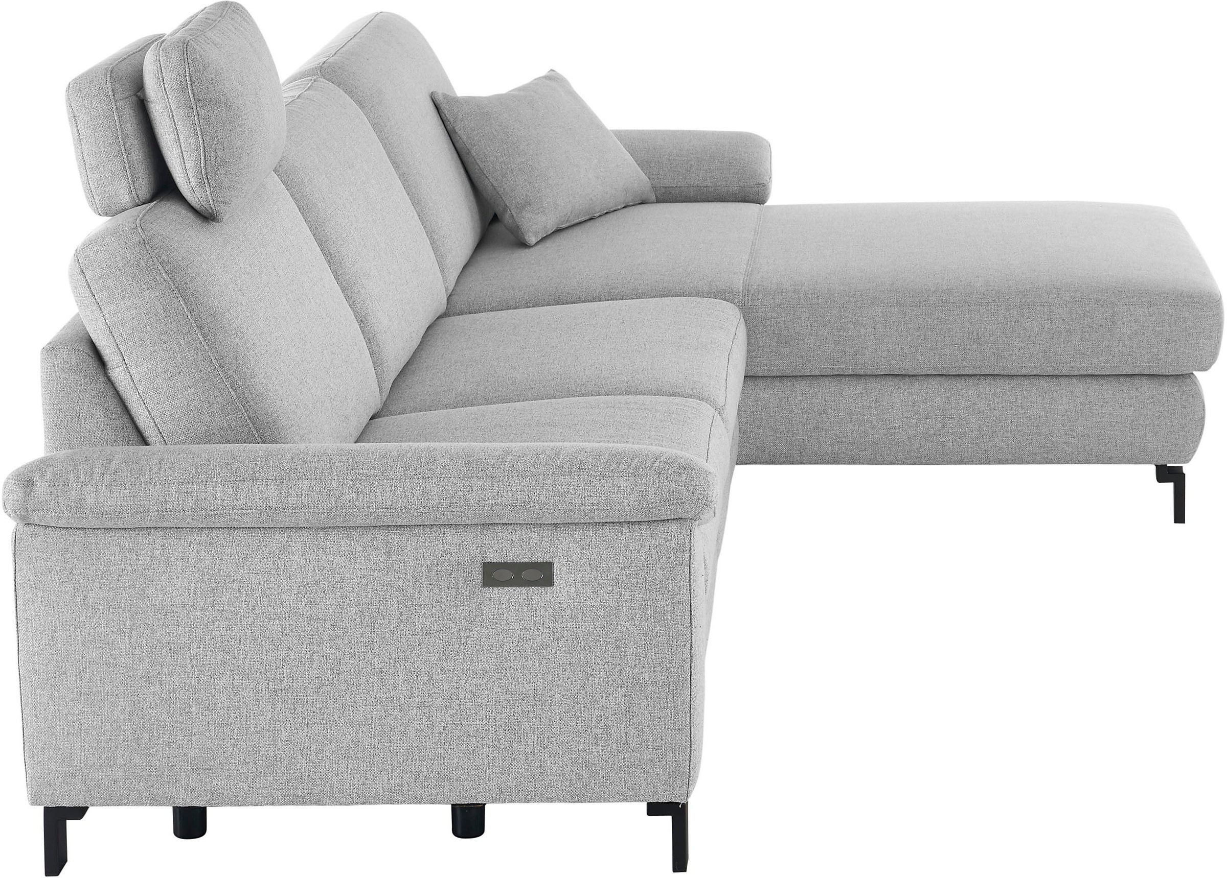 3C Candy Ecksofa »Mainau L-Form« Relaxfunktion im 1,5-Sitzer, motorische Schlaffunktion in Longchair