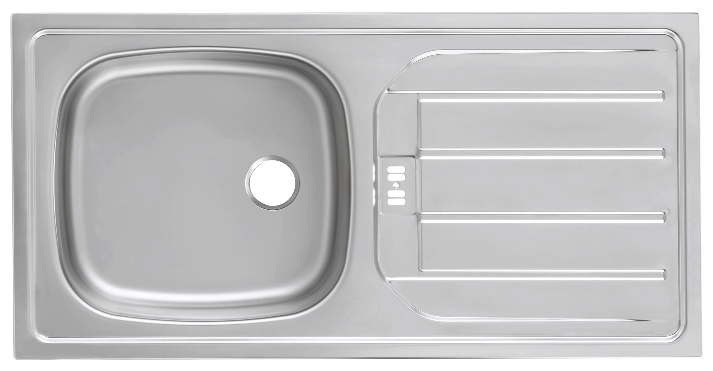 KOCHSTATION Winkelküche »KS-Brindisi« Stellbreite 220/220 cm, wahlweise mit E-Geräten, mit MDF-Fronten