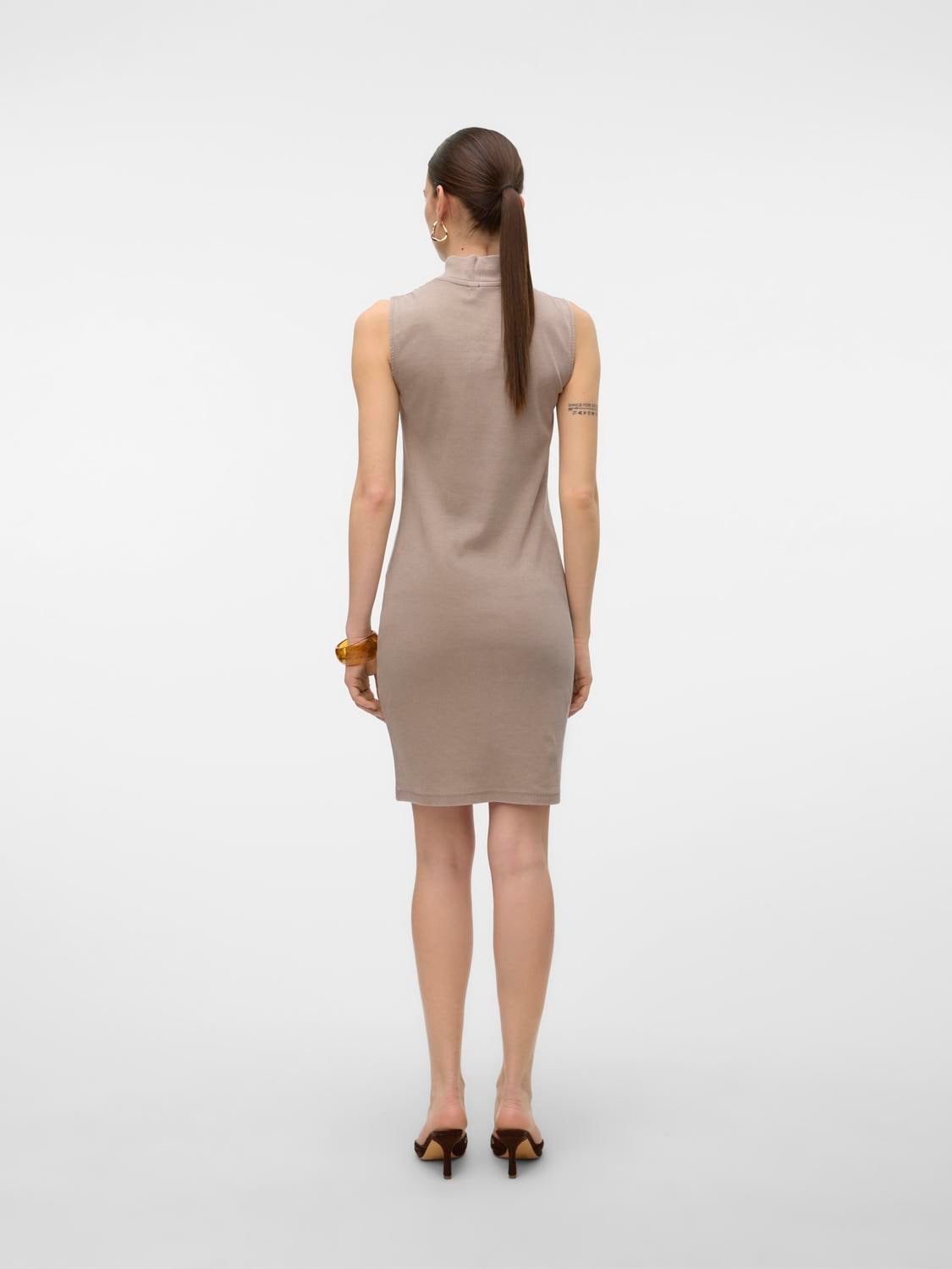 Vero Moda Jerseykleid »VMJANE SL WASHED HIGHNECK DRESS JRS NOOS«