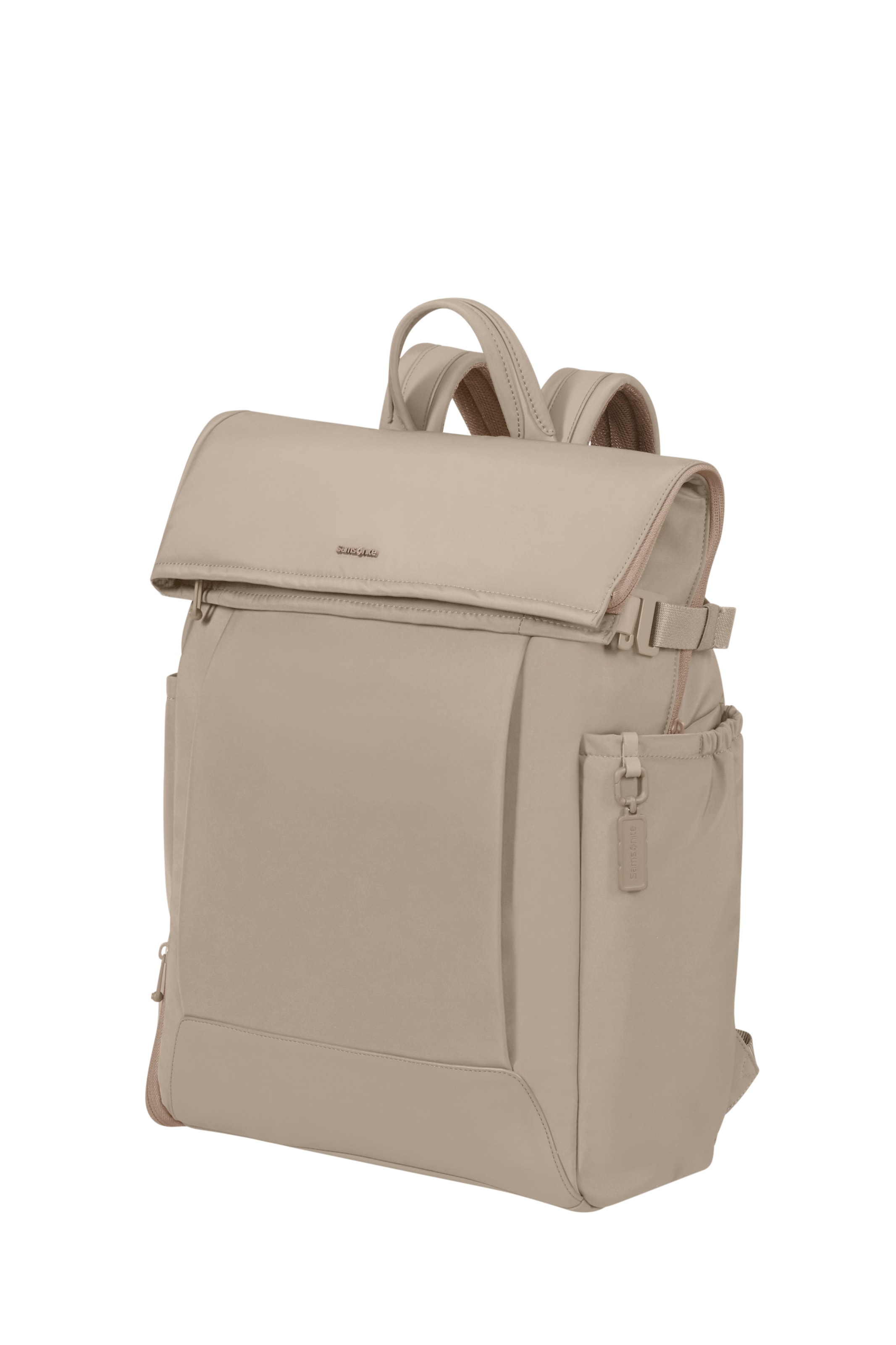 Samsonite Notebookrucksack »ESSENTIS Jana Ina Zarrella 25/31 L 15.6" RFID« RFID Softes, mattes Nylon, federleicht mit herausnehmbarer Trennwand