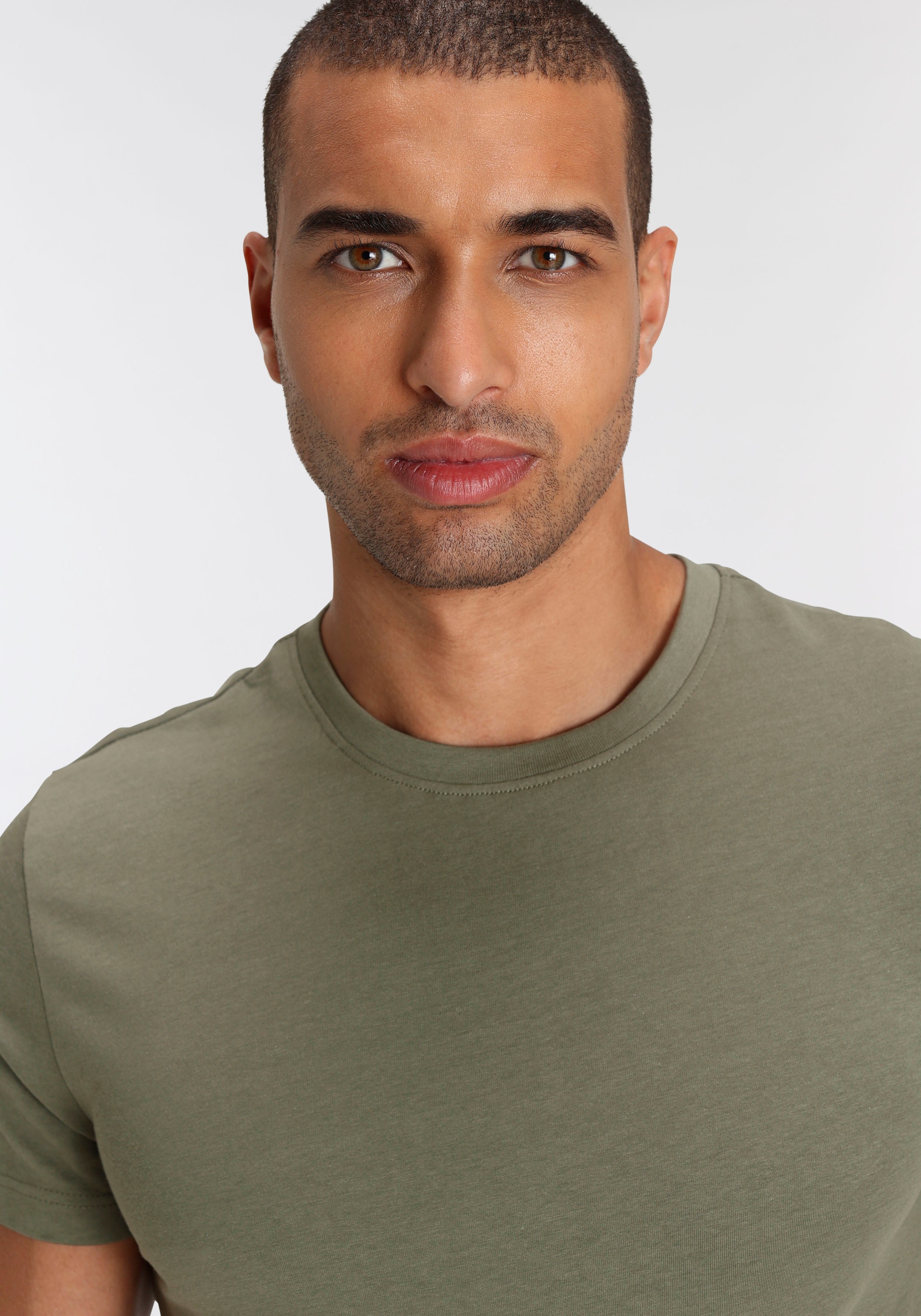 AJC T-Shirt, (3er-Pack), lockere Passform, Basic-Stil