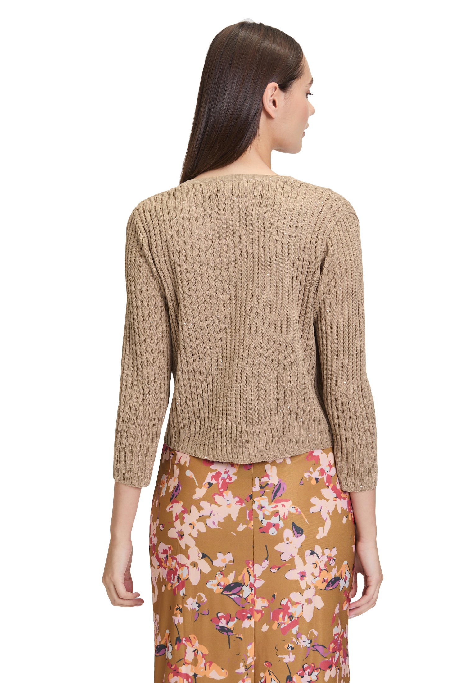 Cartoon Strickjacke »Shirtjacke mit 3/4 Arm«