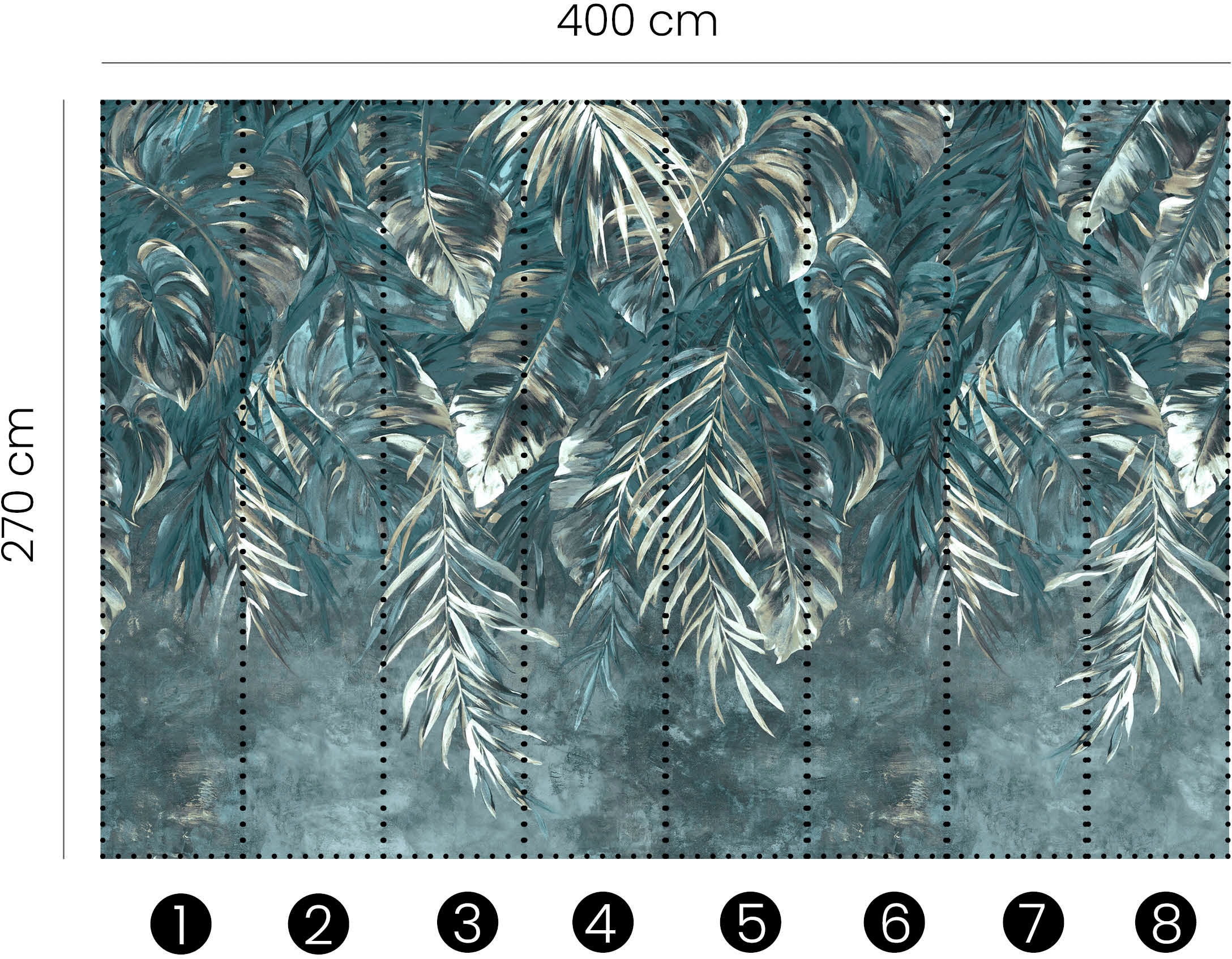 Fashion for walls Fototapete »Glamorama« floral texturiert Phthalate frei