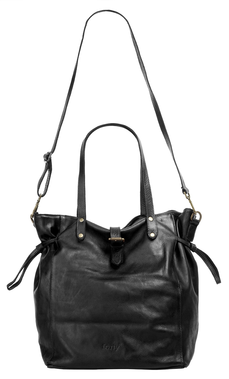 forty° Shopper echt Leder, Made in Italy