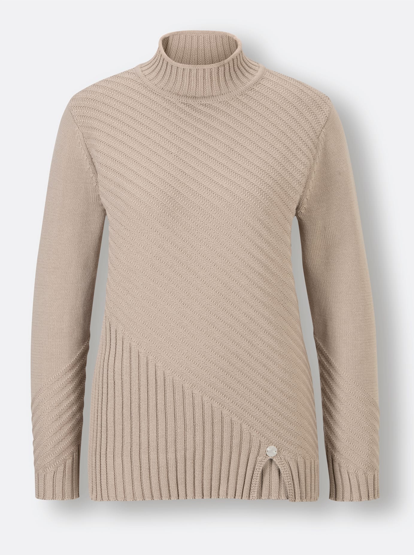 CREATION L PREMIUM Stehkragenpullover »Pima-Baumwoll-Pullover«