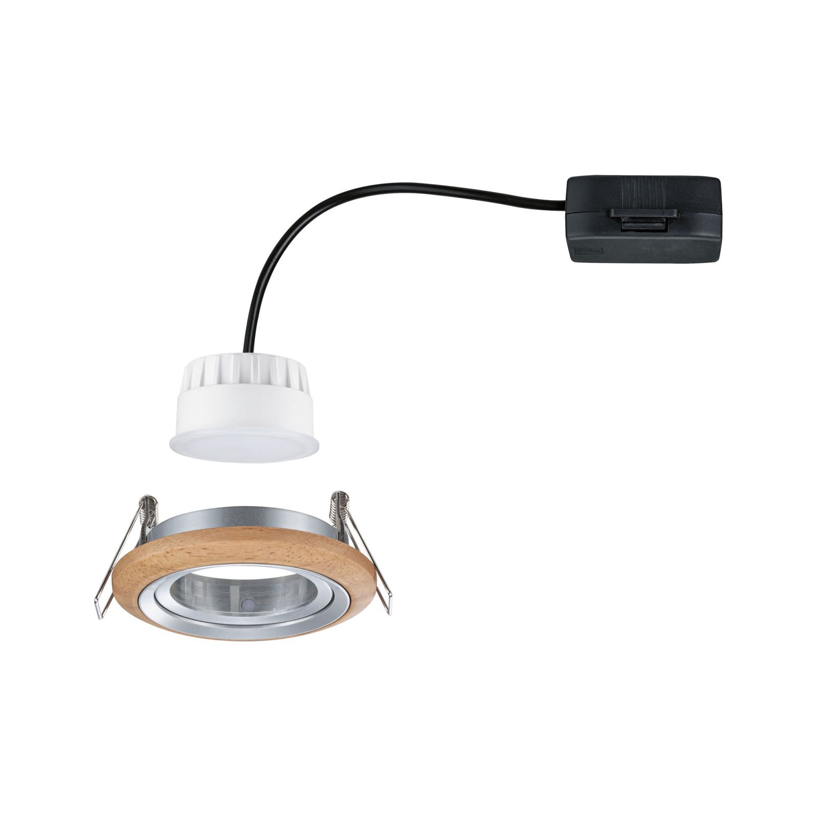 Paulmann LED Einbauleuchte »LED Einbauleuchte Lanati Einzelspot 6W 470lm 230V 2700K« 1 Stk. Warmweiß
