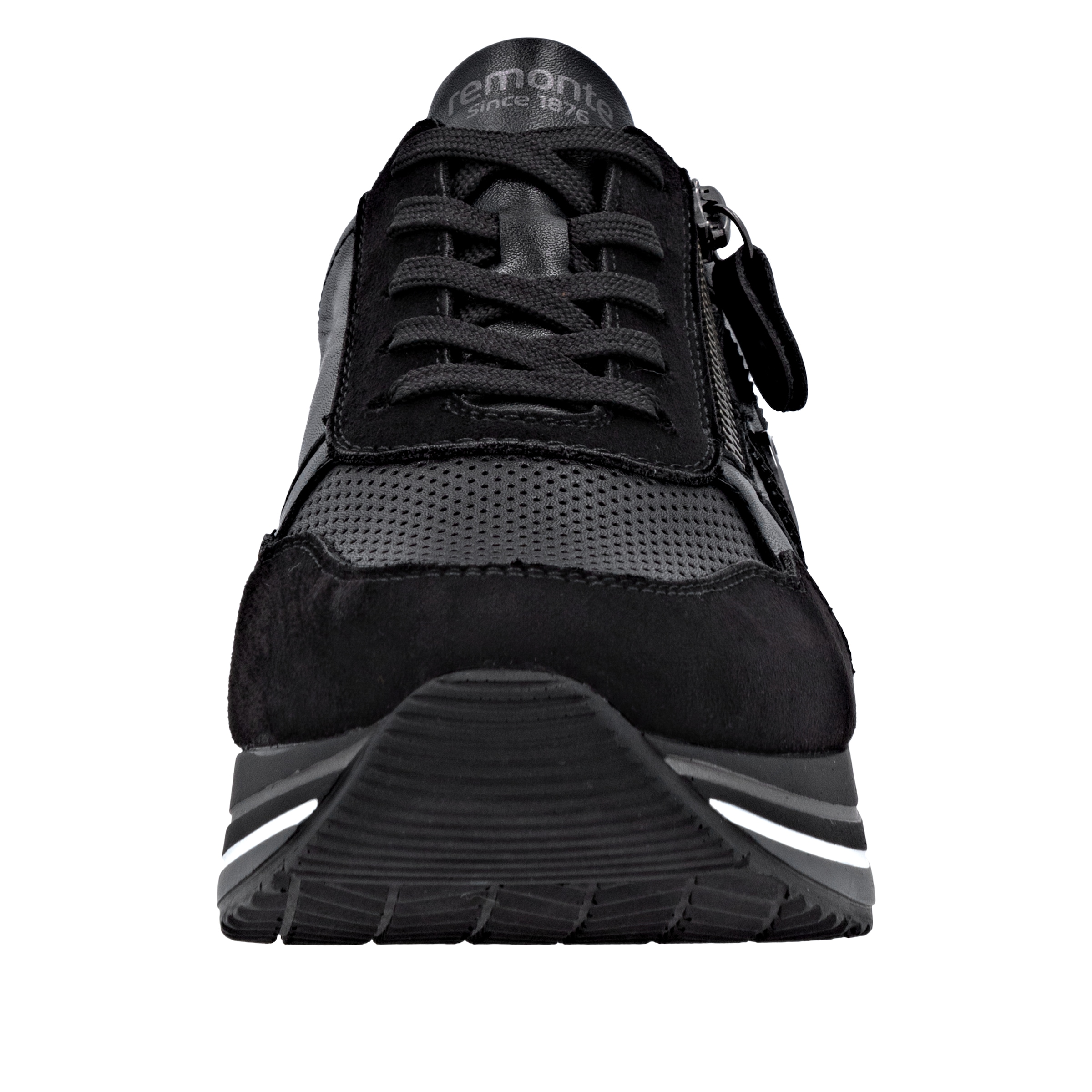 Remonte Plateausneaker, Schnürschuh, Halbschuh, Freizeitschuh mit gepolstertem Schaftrand