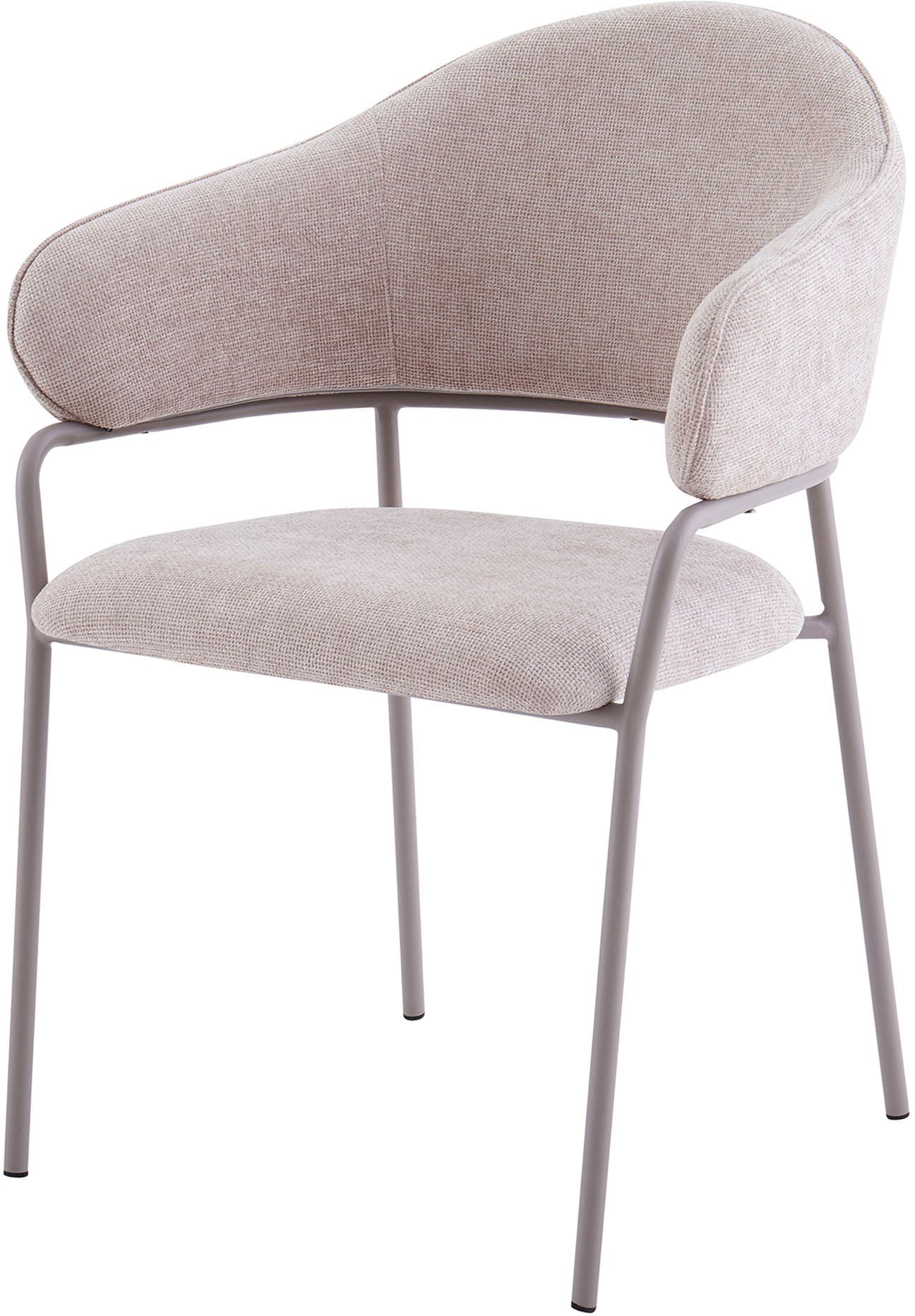 byLIVING Esszimmerstuhl »Curve« (Set) 2 Stk.moderner Stoff Stuhl mit gemütlichem Sitzkomfort, verschiedene Farben.