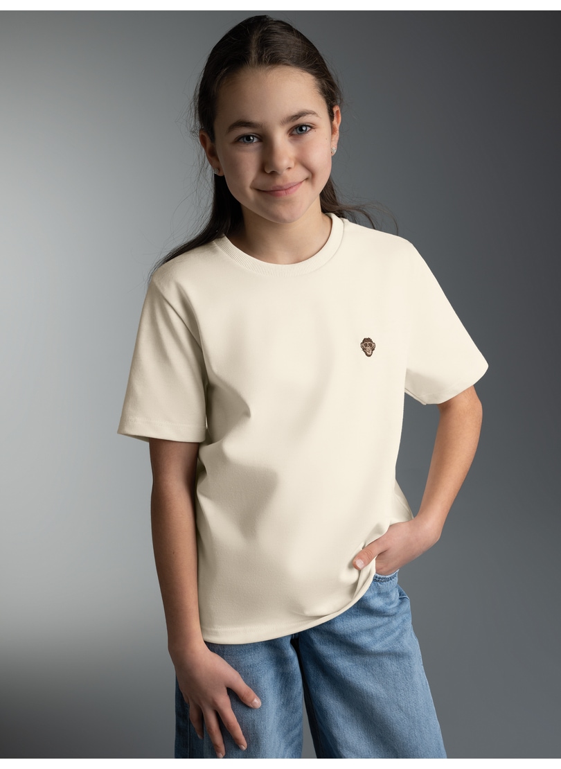 Trigema T-Shirt »TRIGEMA Heavy Oversized T-Shirt mit Affe Charly-Stickmotiv« 1