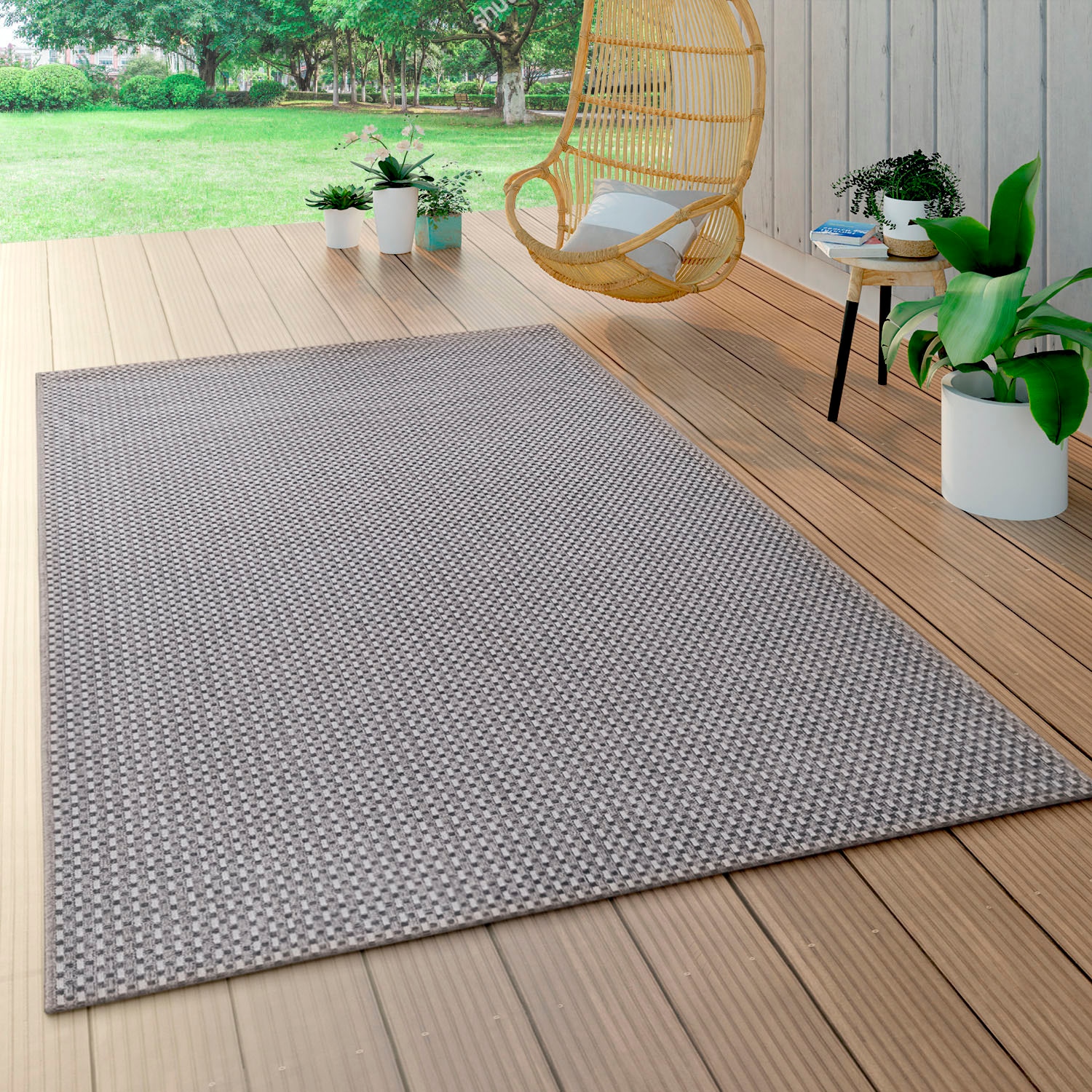 Paco Home Teppich OTTO Flachgewebe, online geeignet, und bei In- rechteckig, kaufen Outdoor »Waregem Sisal-Optik, 622«, Wohnzimmer