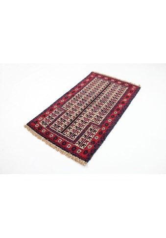 morgenland Wollteppich »Belutsch Teppich handgeknüpft blau«, rechteckig, 8 mm Höhe,... kaufen