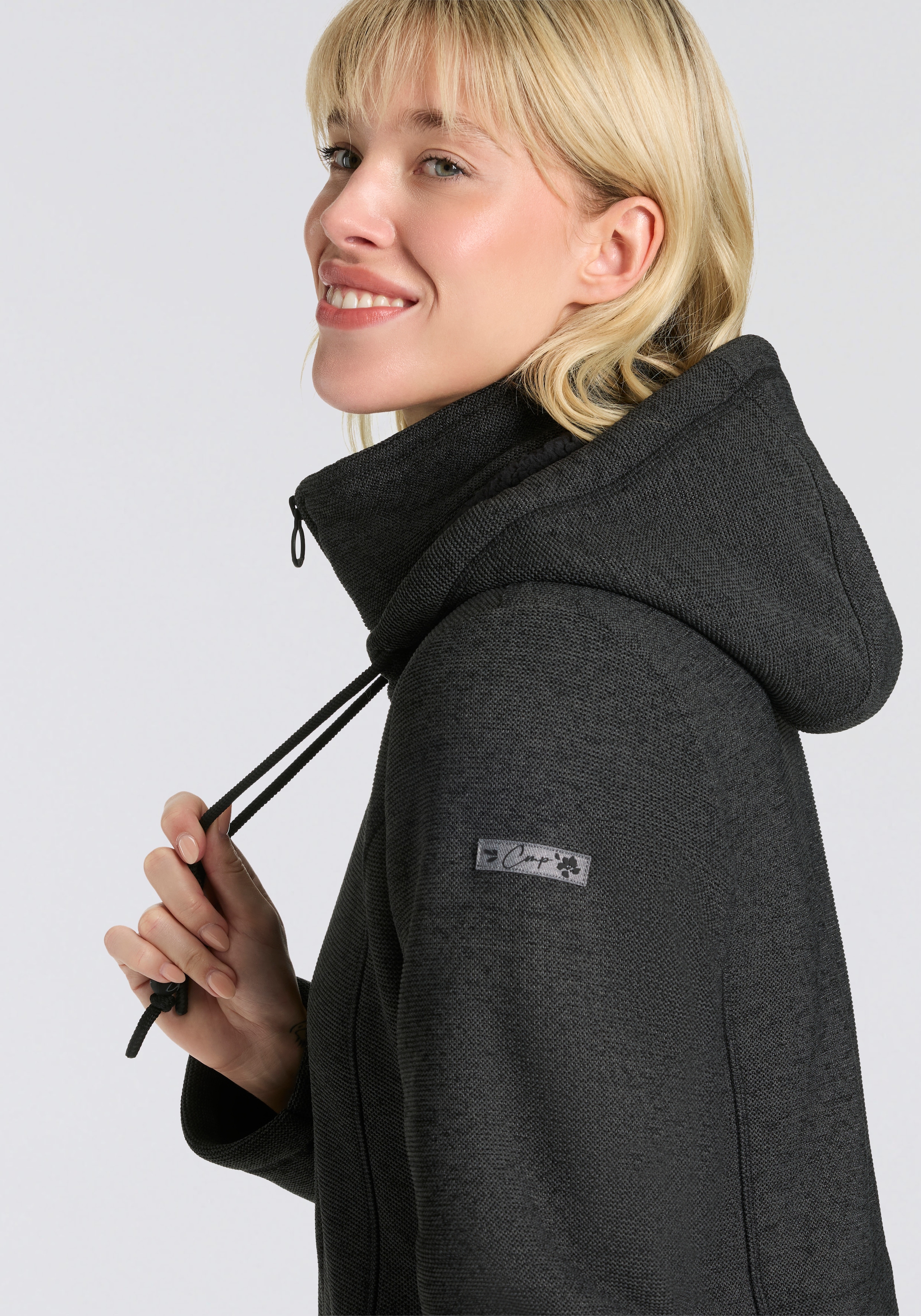 CMP Strickfleecejacke 1 Stk. tlg. mit Kapuze