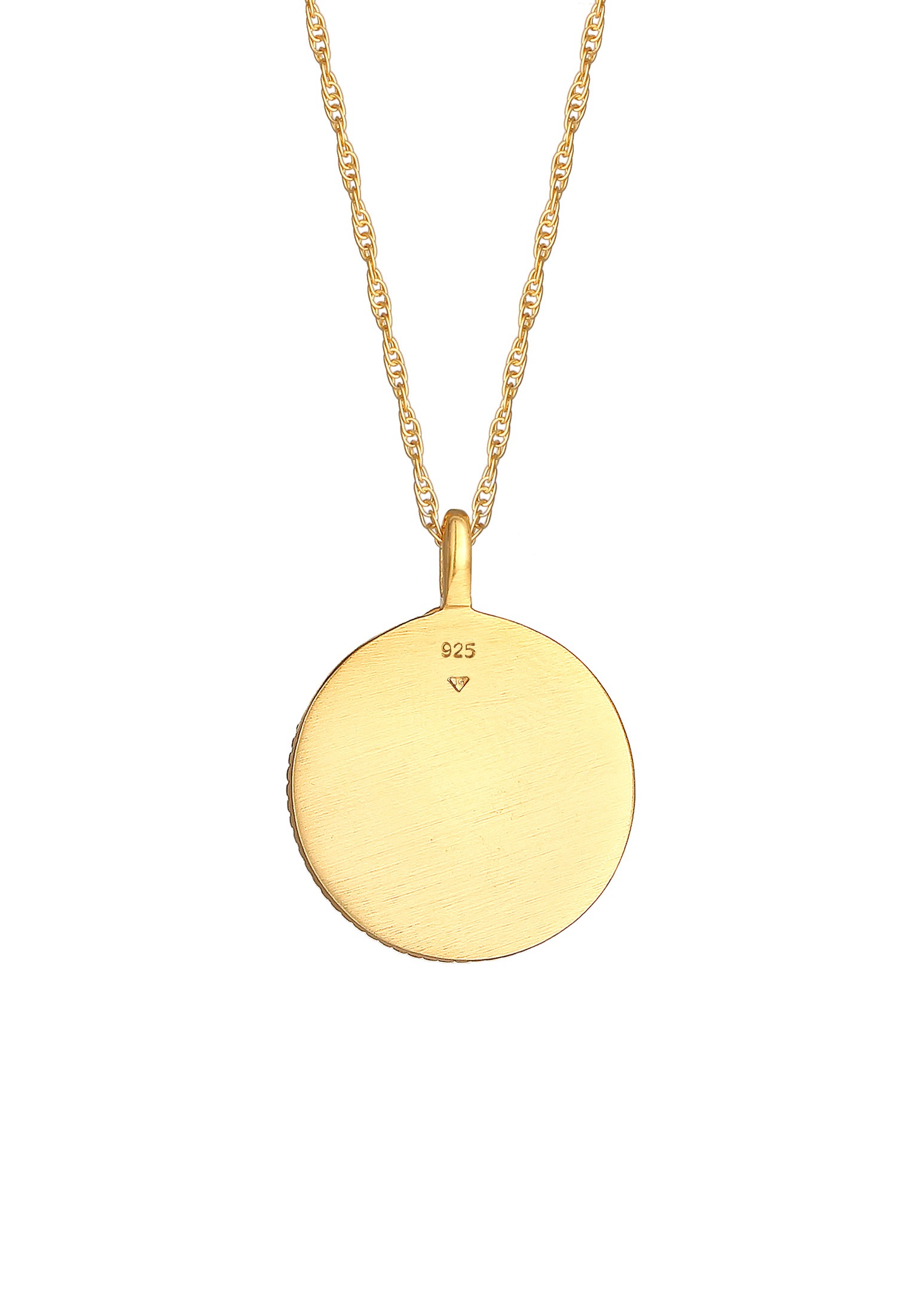 Elli Kette mit Anhänger »Halskette Sternzeichen Schütze Zodiac Astro Münze 925 Silber«