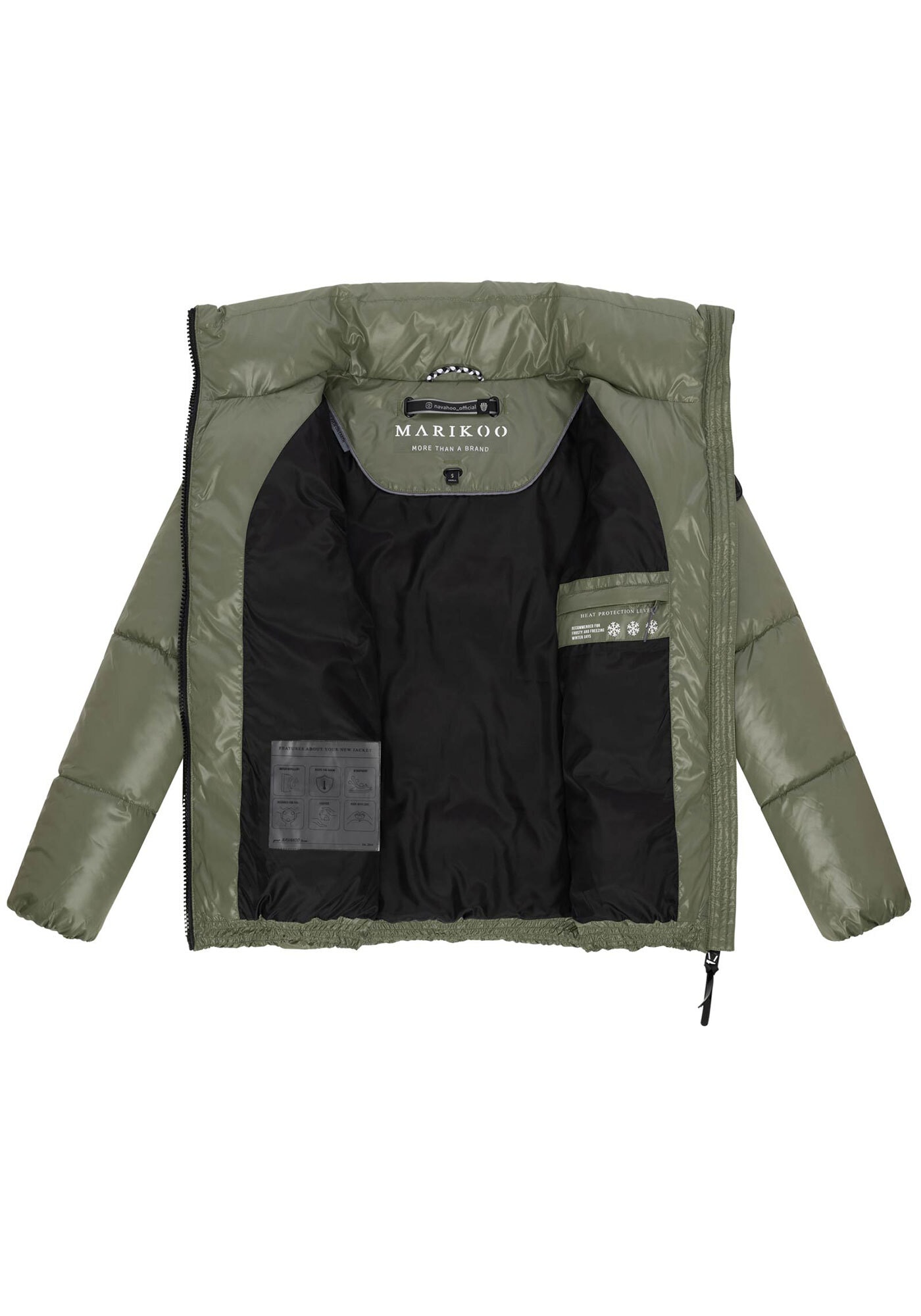 Marikoo Winterjacke »Marikoo Hazalee Damen Winter Herbst Stepp Jacke N071«