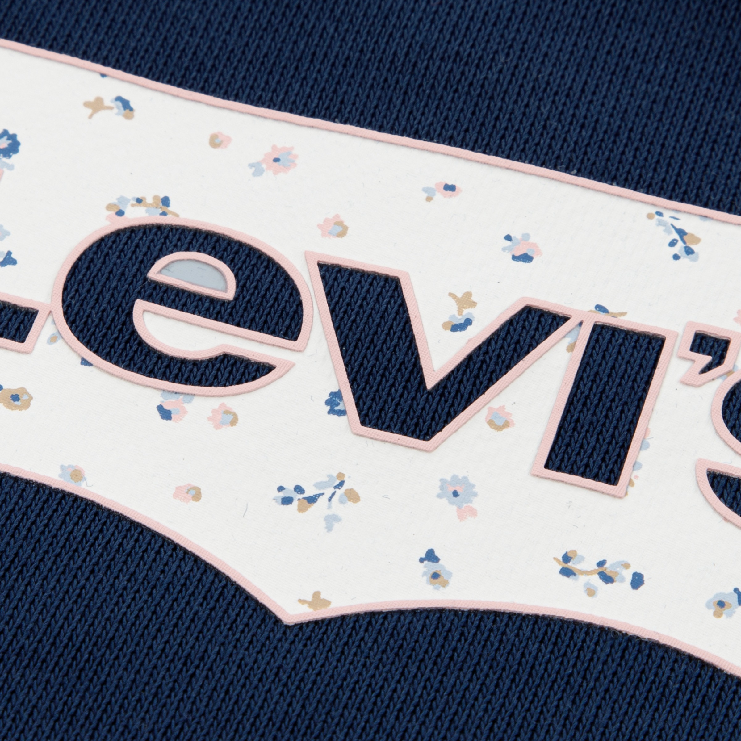 Levi's® Kids Sweatshirt »LVG FLORAL BATWING CREW«, vorn mit Batwing-Logo mit Millefleurs-Print
