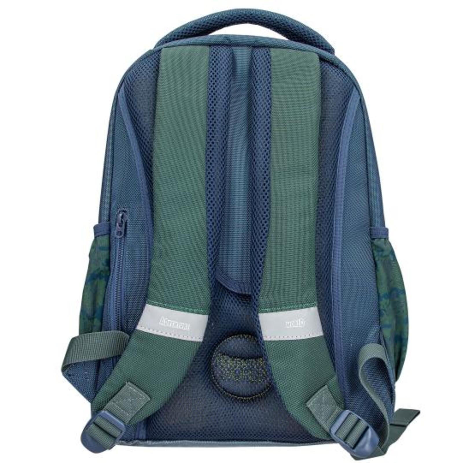 Depesche Rucksack »Schulrucksack Schlange Adventure World 19 x 30 x 40 cm blau-grün«