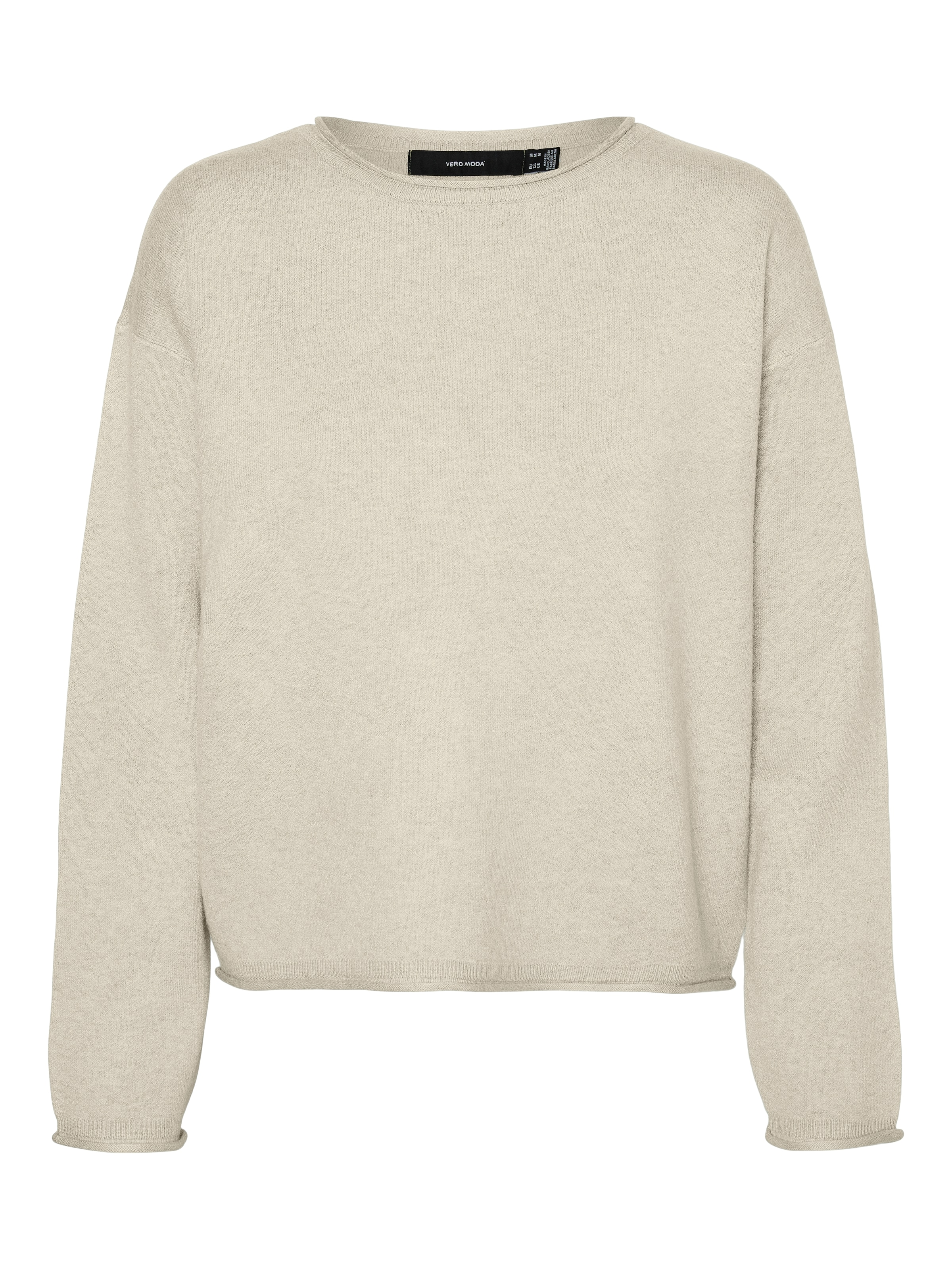 Vero Moda Strickpullover »VMGOLD ROLL LS O-NECK PULLOVER GA«