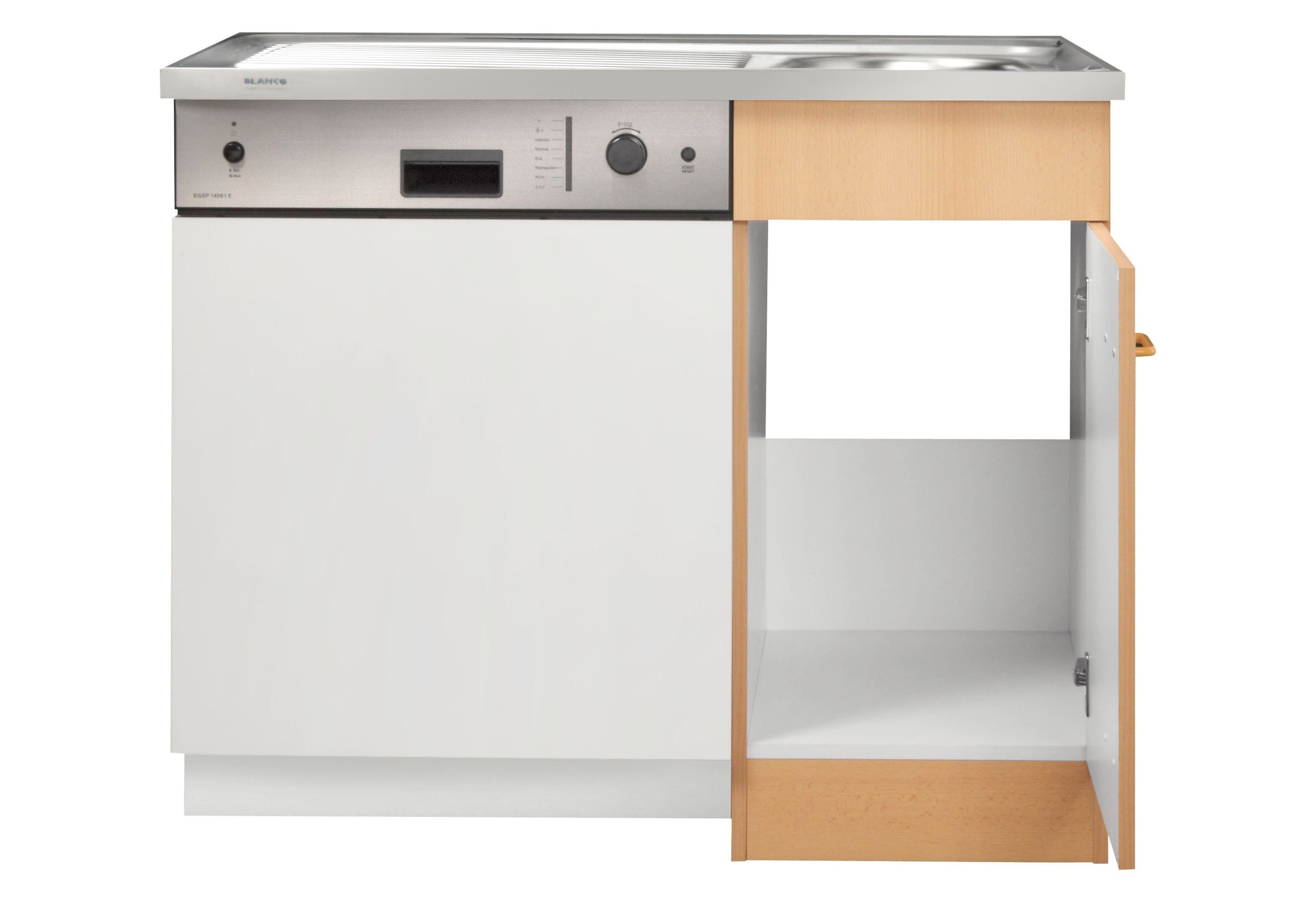 Spülenschrank ohne HELD MÖBEL Spülzentrum bei 100/85/60 cm OTTO B/H/T: Front Geschirrspüler, »Elster«, für online ca.