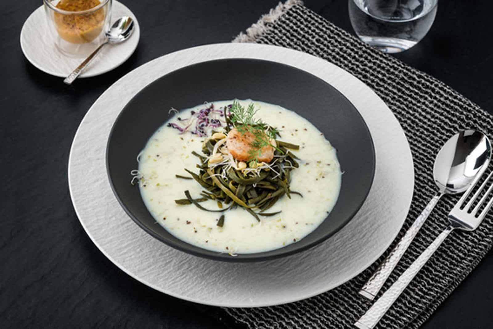 Villeroy & Boch Schale »Schale Manufacture Rock Ø 29 cm 6er Set schwarz«