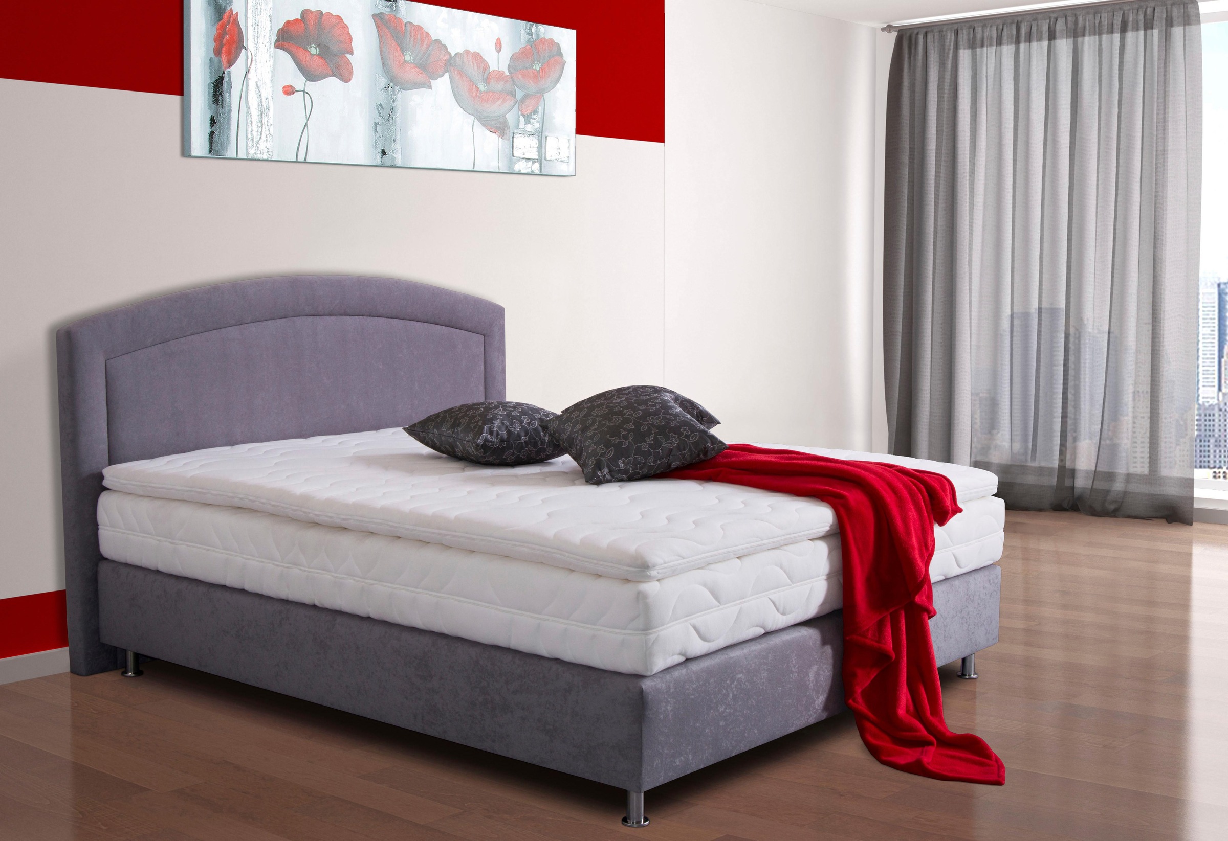 Westfalia Schlafkomfort Boxspringbett mit Topper