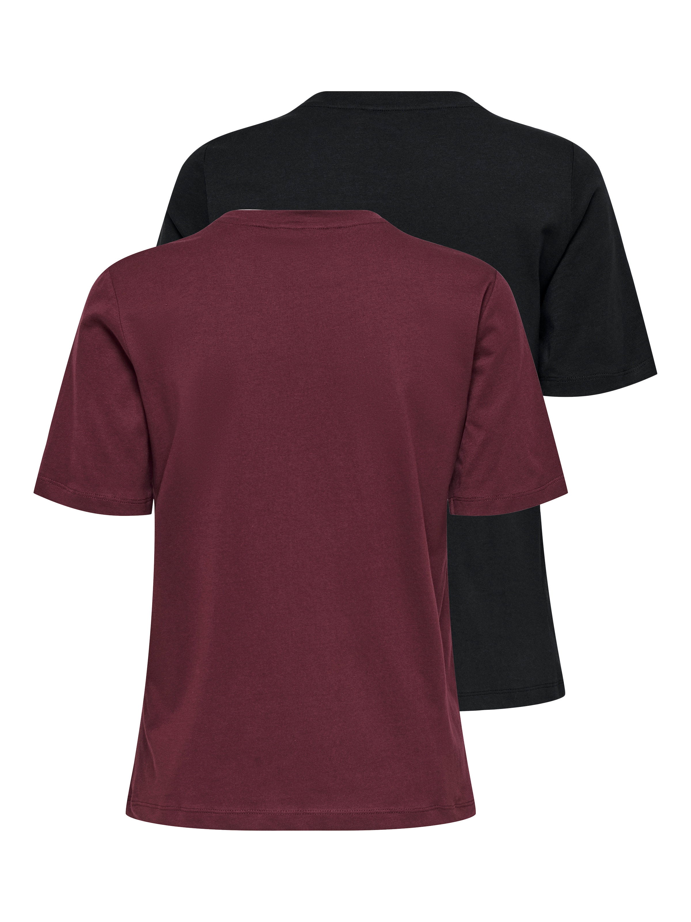 ONLY Kurzarmshirt »ONLONLY S/S TEE NOOS 2 PACK«, (Packung, 2 tlg.)